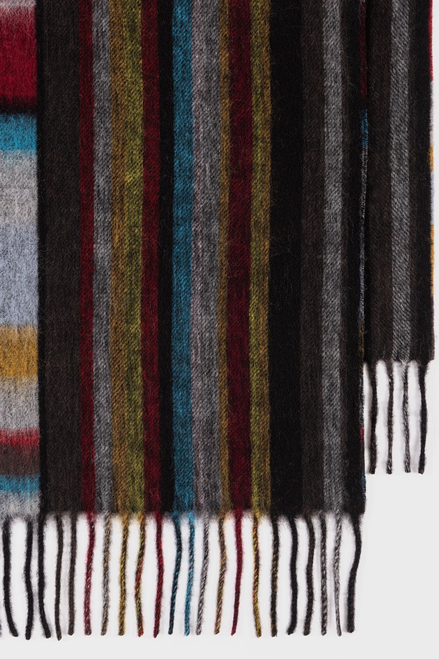 MEN SCARF SIGNATR MASH UP MULTI COLOURED 2