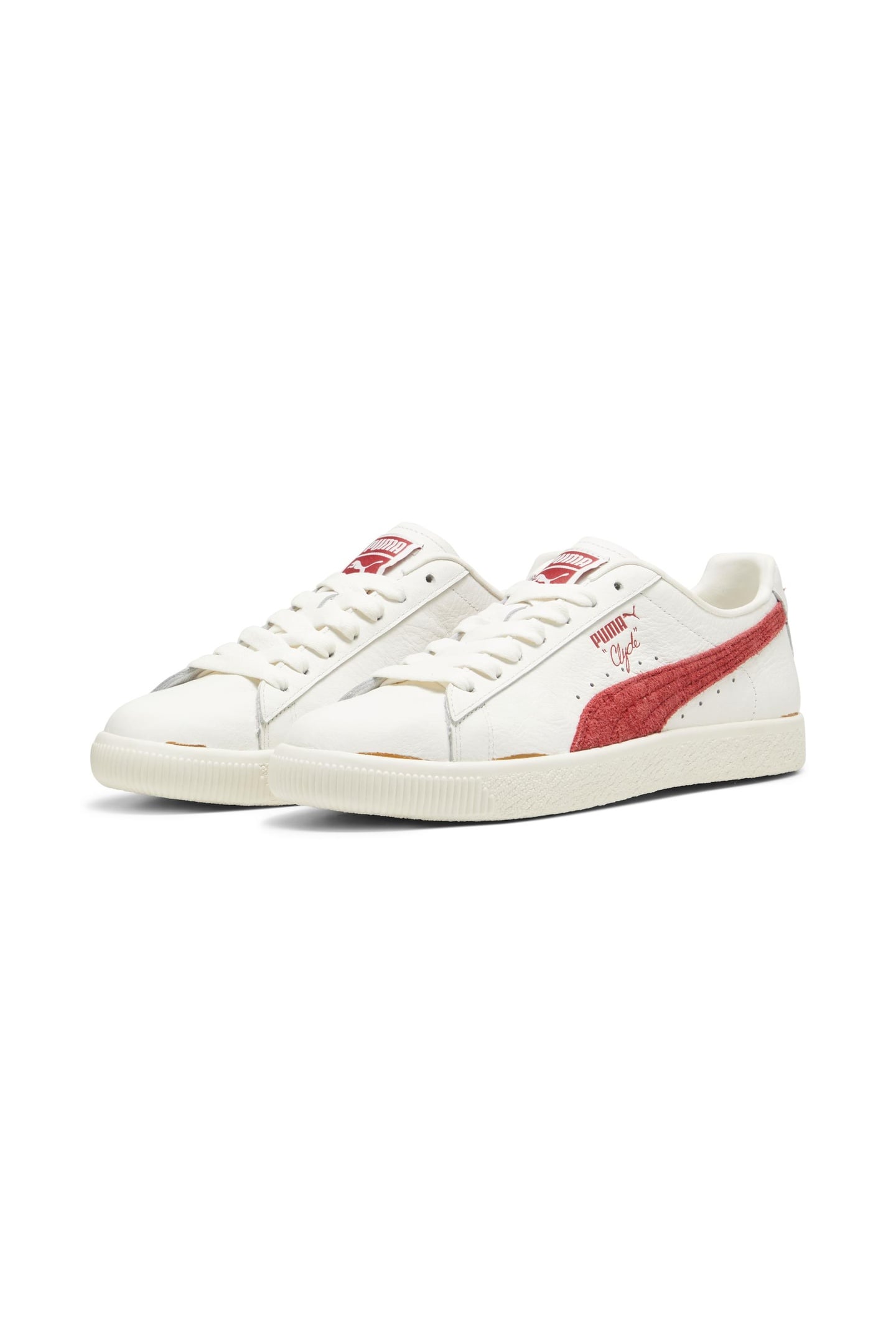 UNISEX CLYDE NEVERWORN III WARM WHITE-CLUB RED 3