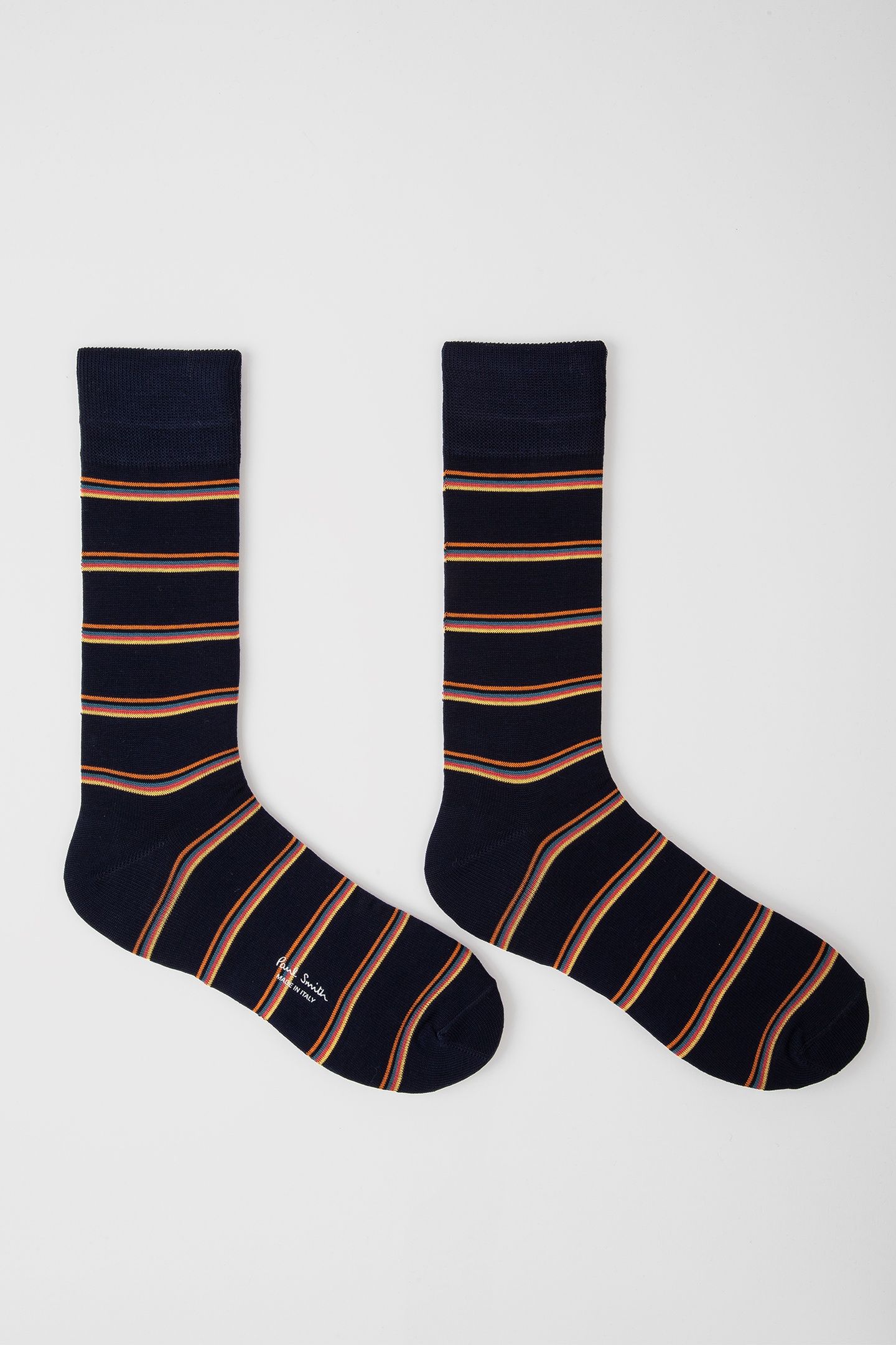 MEN SOCK WALTER STRIPE NAVY 4