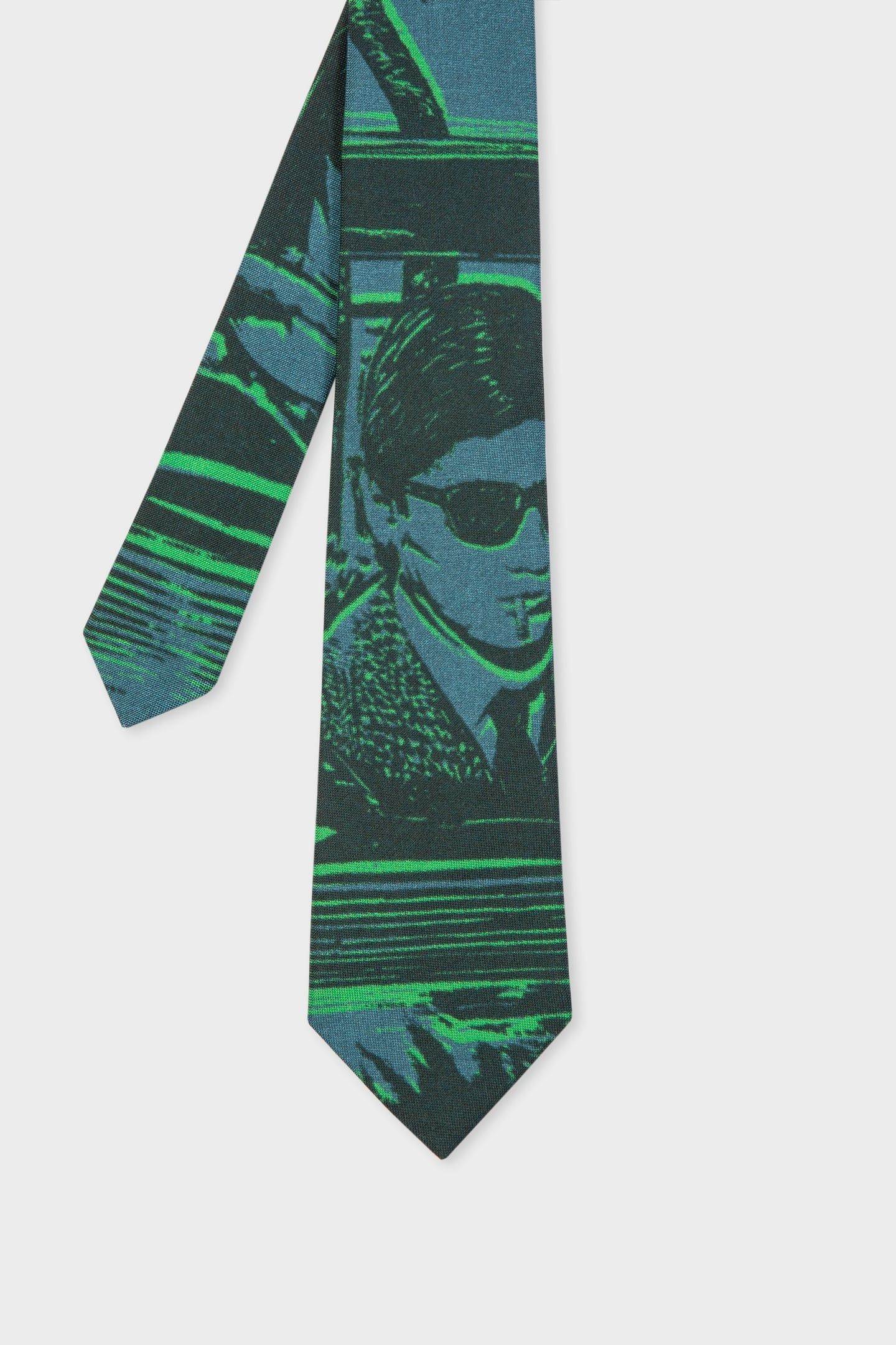 MEN TIE GETAWAY PETROL GREEN 3