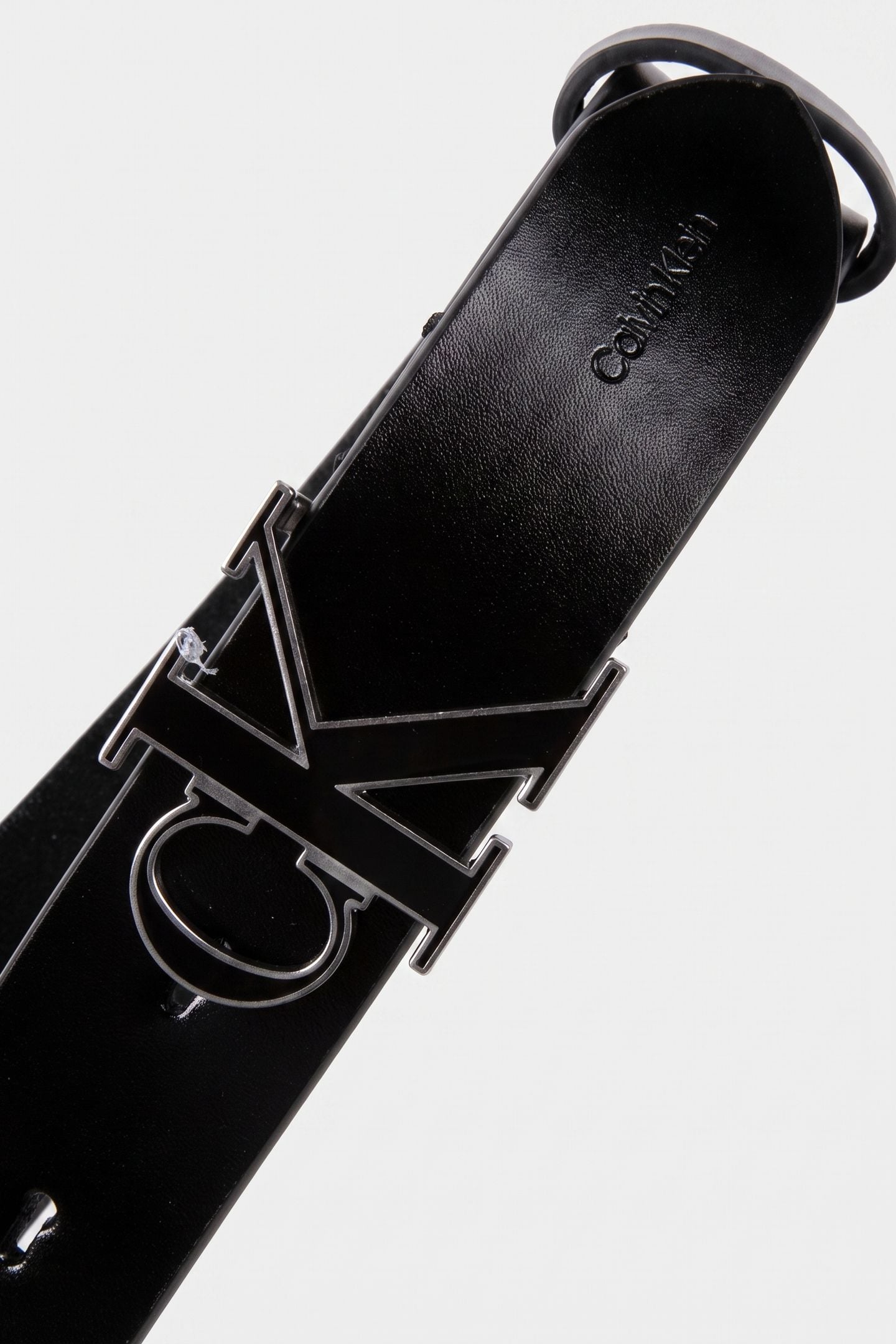 ROUND BUCKLE 30MM BELT BLACK/ANTIQUE NICKEL 3