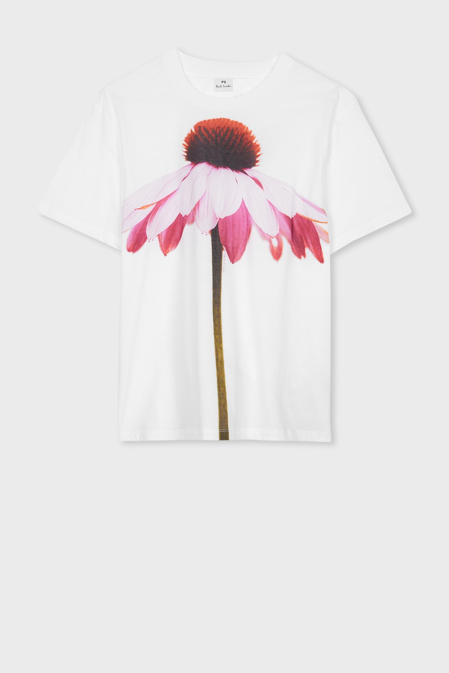 WOMENS FLOWER T-SHIRT WHITE 4