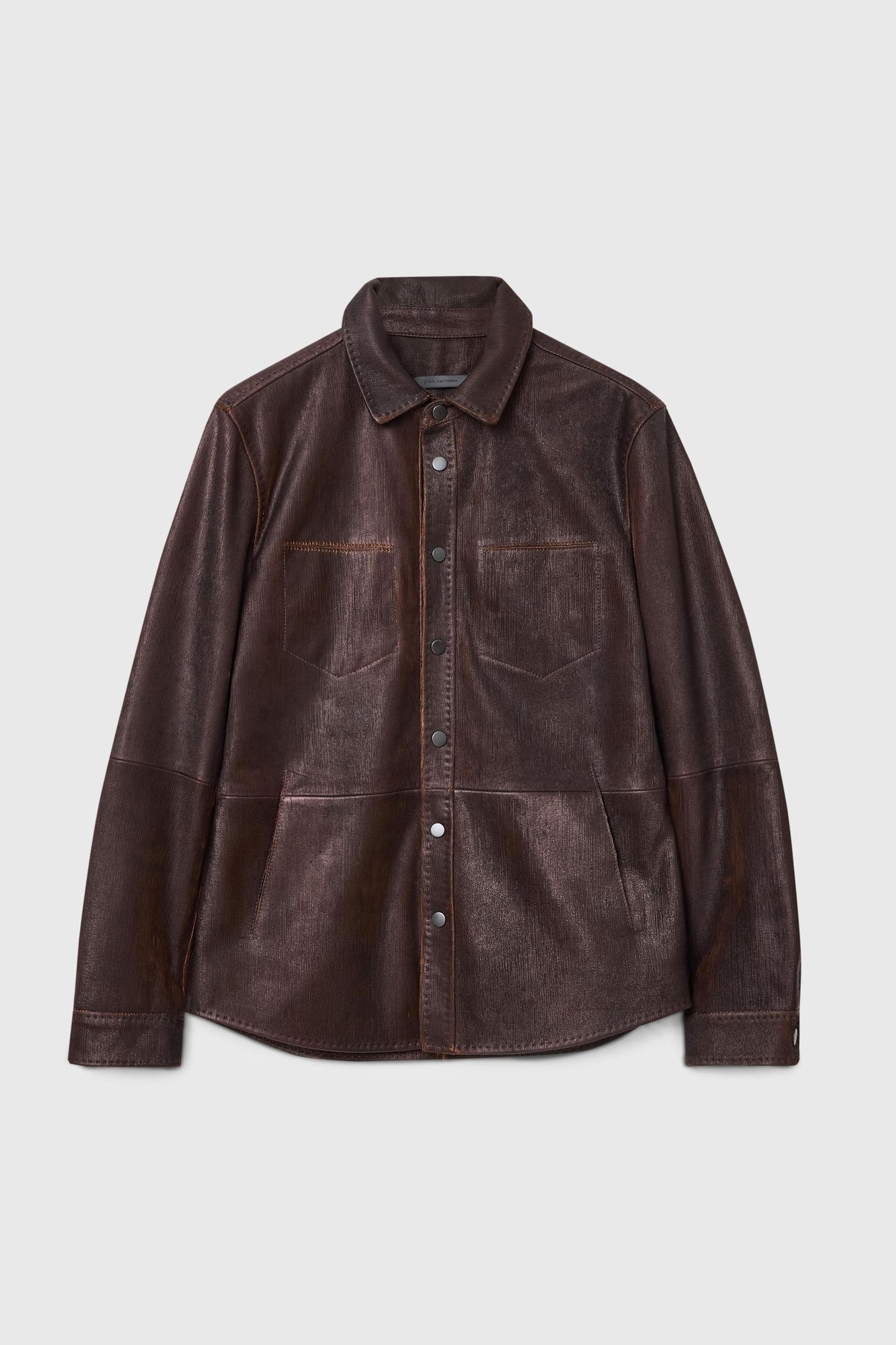LOTTIE SHIRT JACKET - SNAP DOWN SHIRT JA SCARLET 2