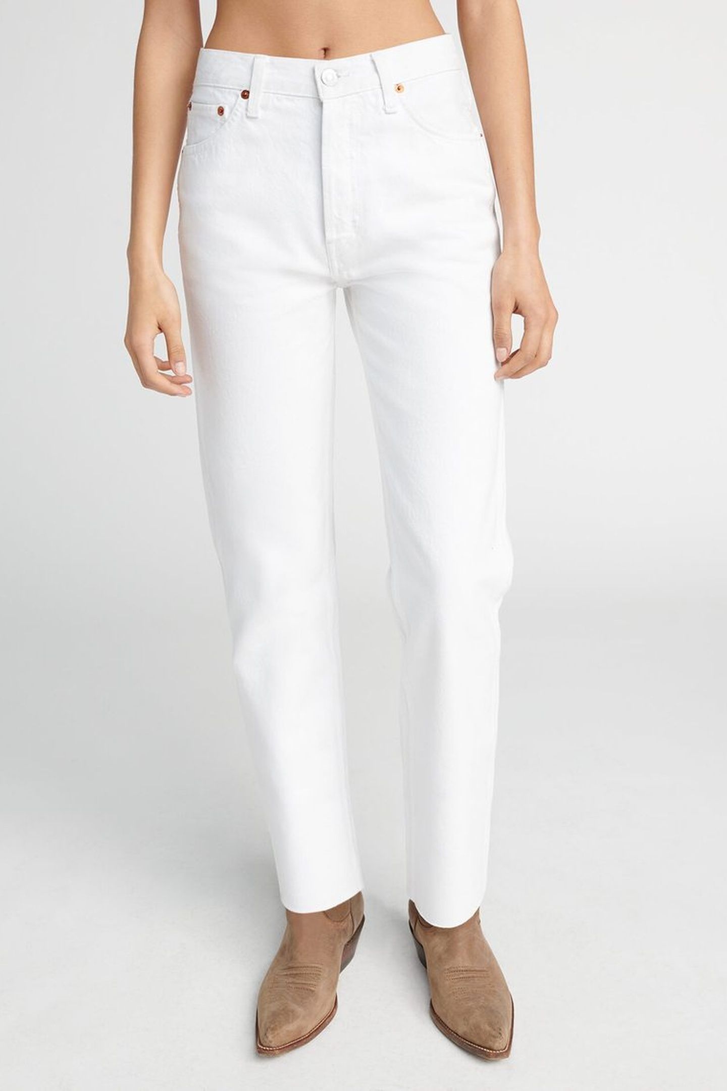 90S HIGH RISE LOOSE WHITE 1