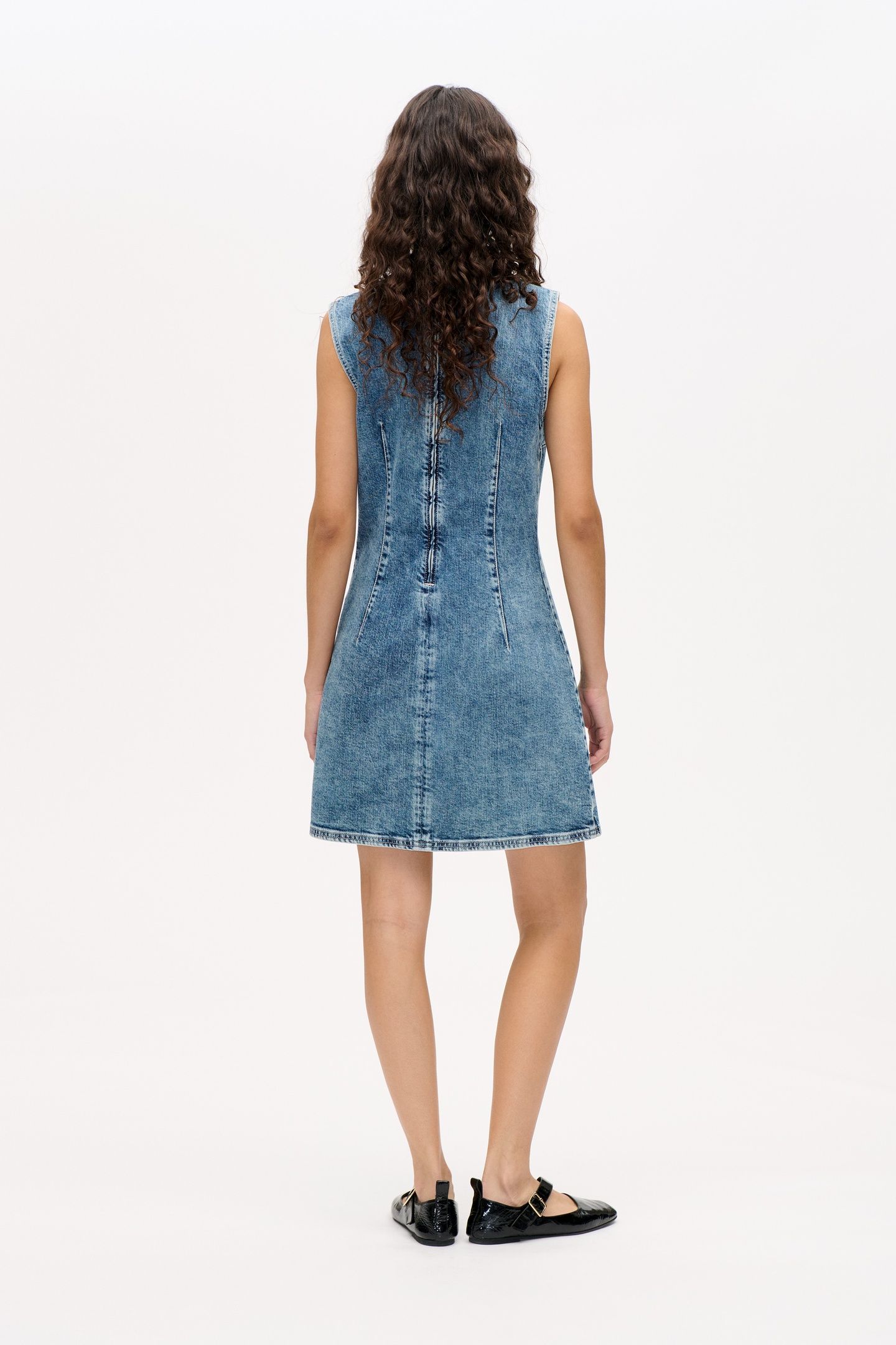 AJKI DRESS LIGHT DENIM WASH 3