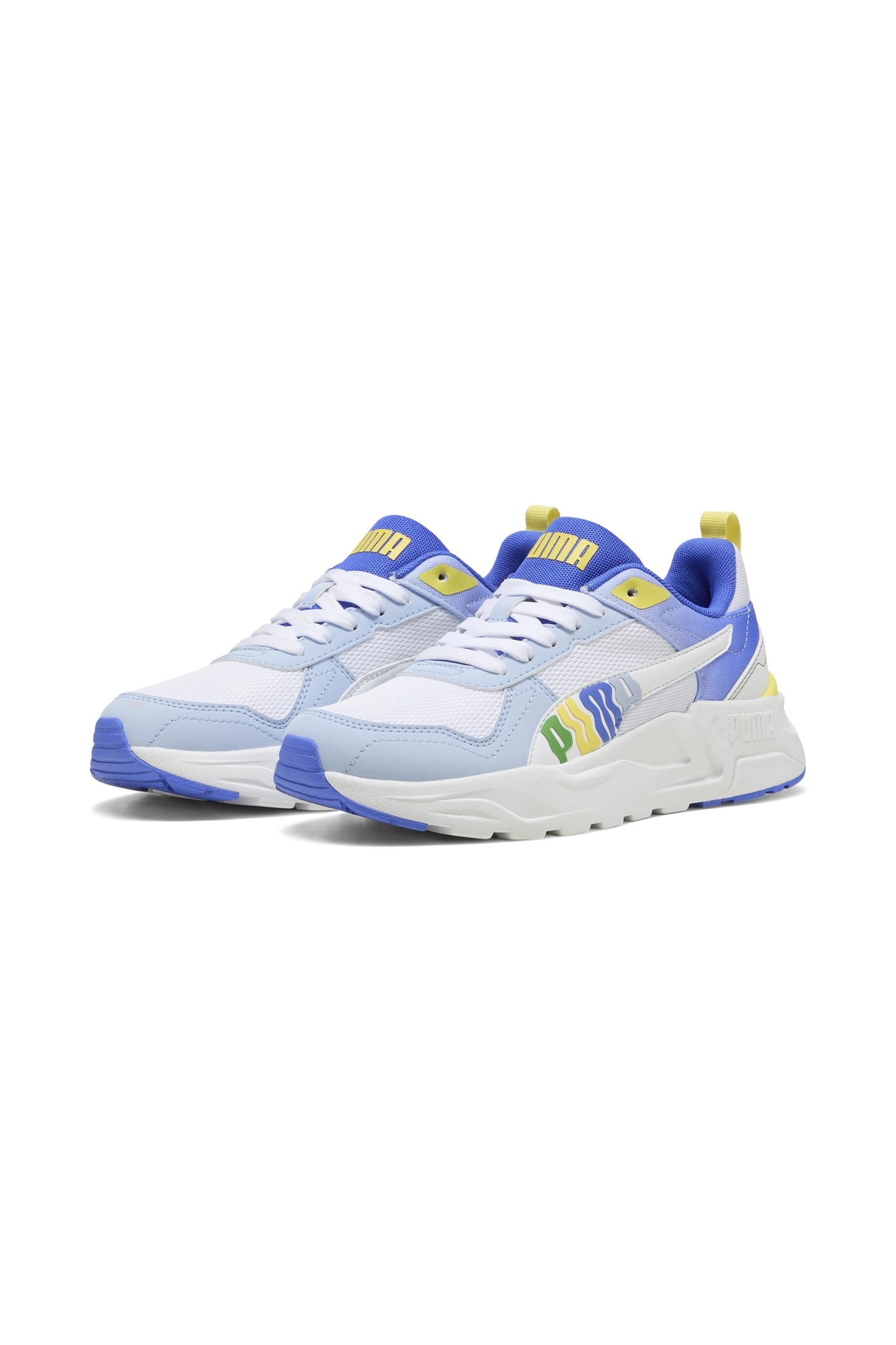 UNISEX TRINITY 2 LT COME ON JR SNOW MOUNTAIN BLUE-WHITE-LEMO 3