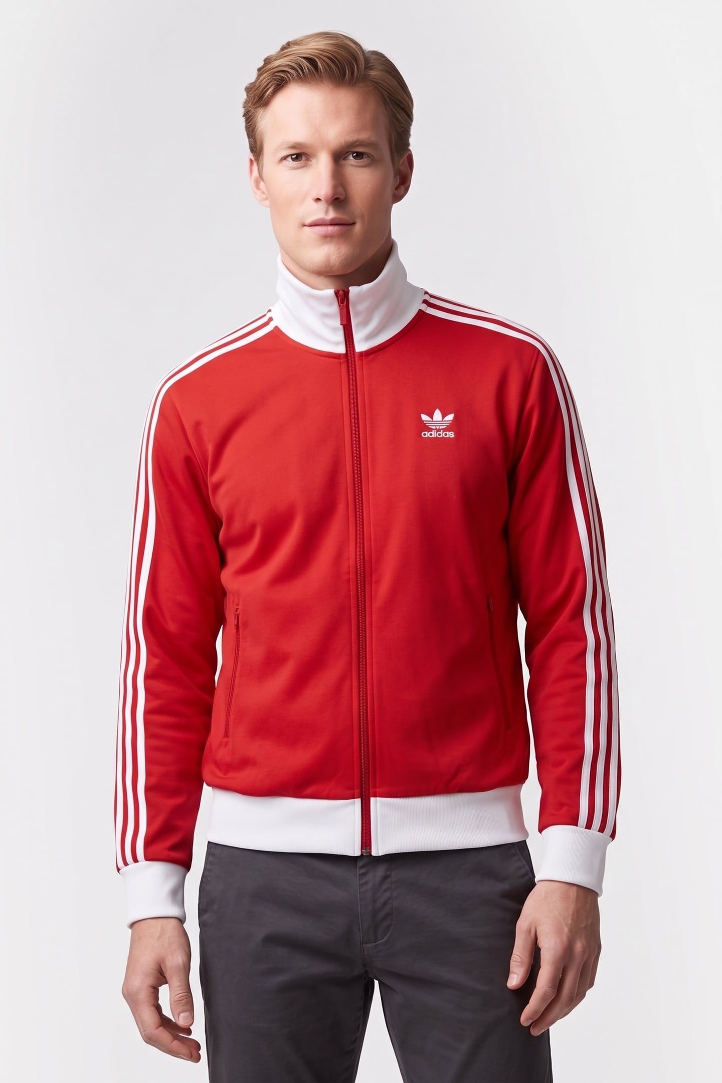 UNISEX ORIGINALS ADICOLOR CLASSICS TRACK TOP BETTER SCARLET 2
