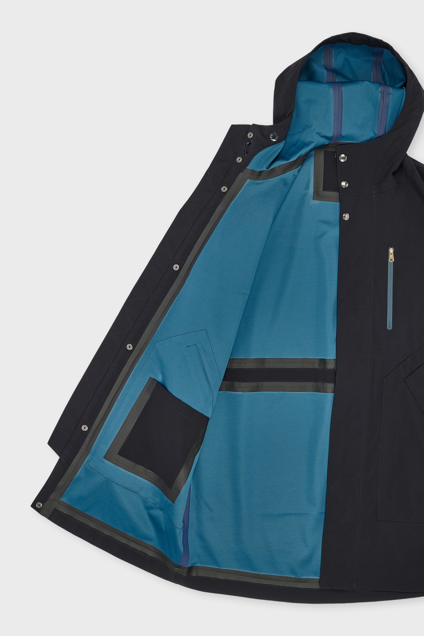 MENS TAPE SEAM HOODED JKT VERY DARK NAVY 7