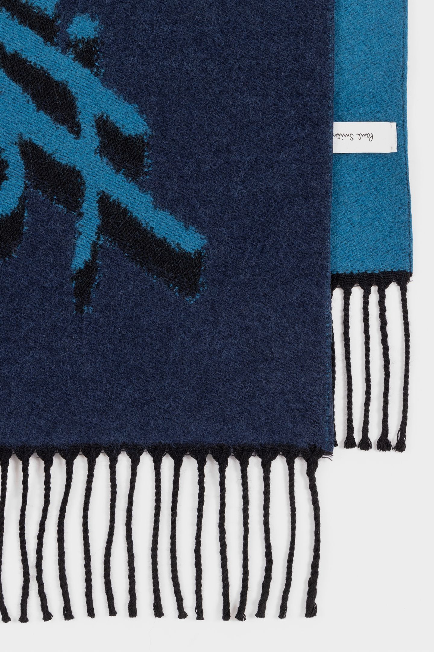 MEN SCARF LOGO JACQUARD NAVY 9