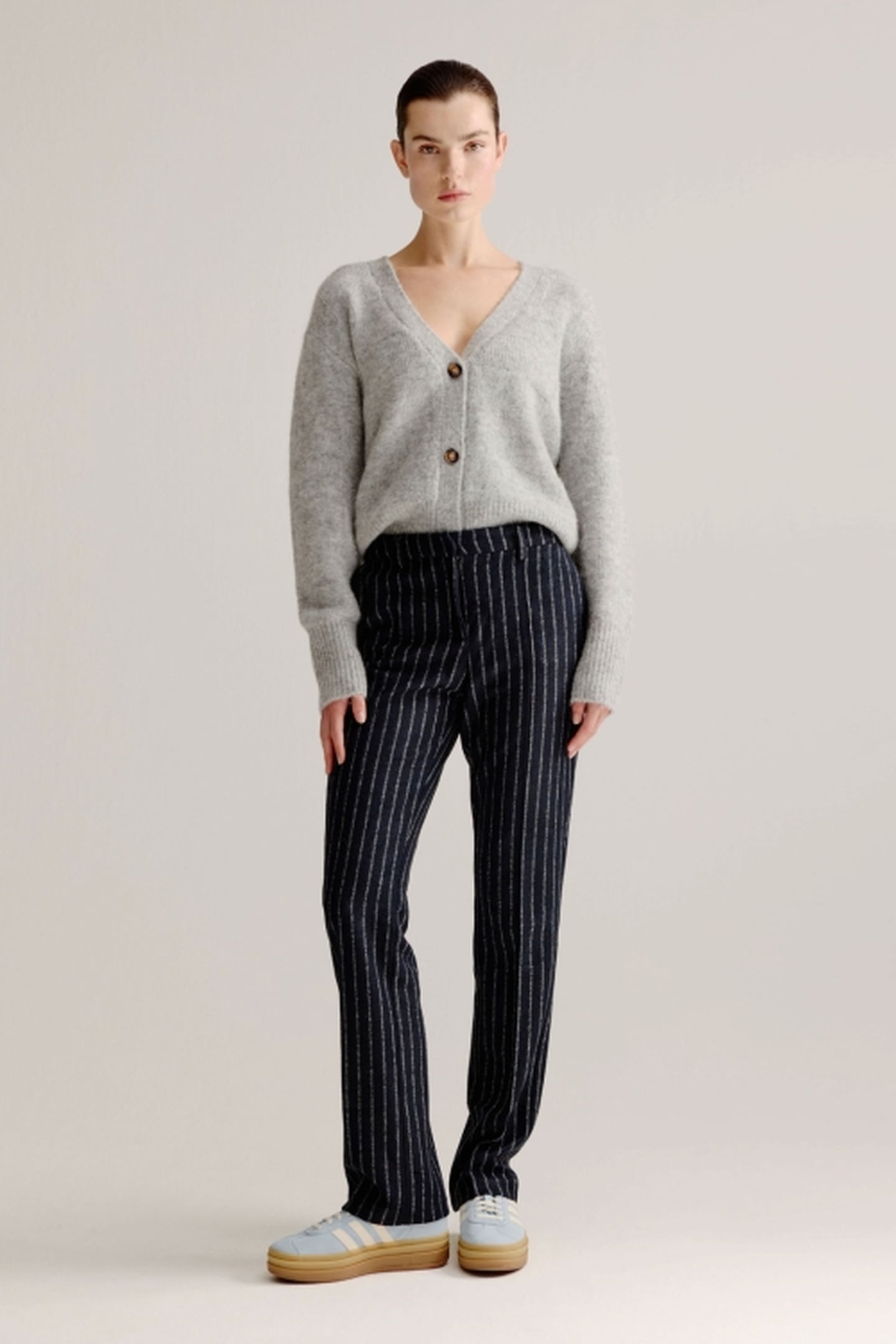 ABRAHAM PANTS NAVY STRIPE 2