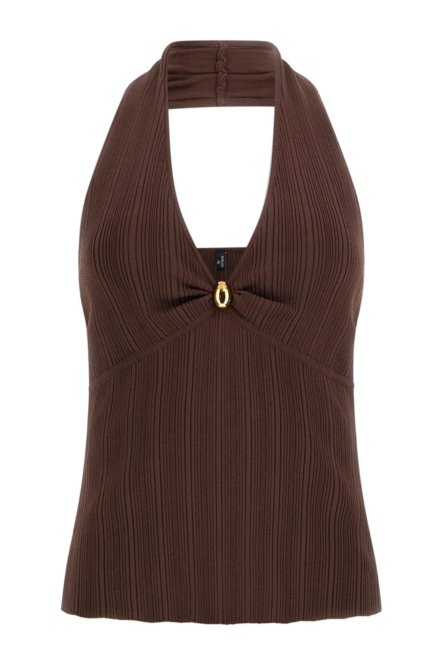 KATHLEEN HALTER TOP RICH BROWN 1