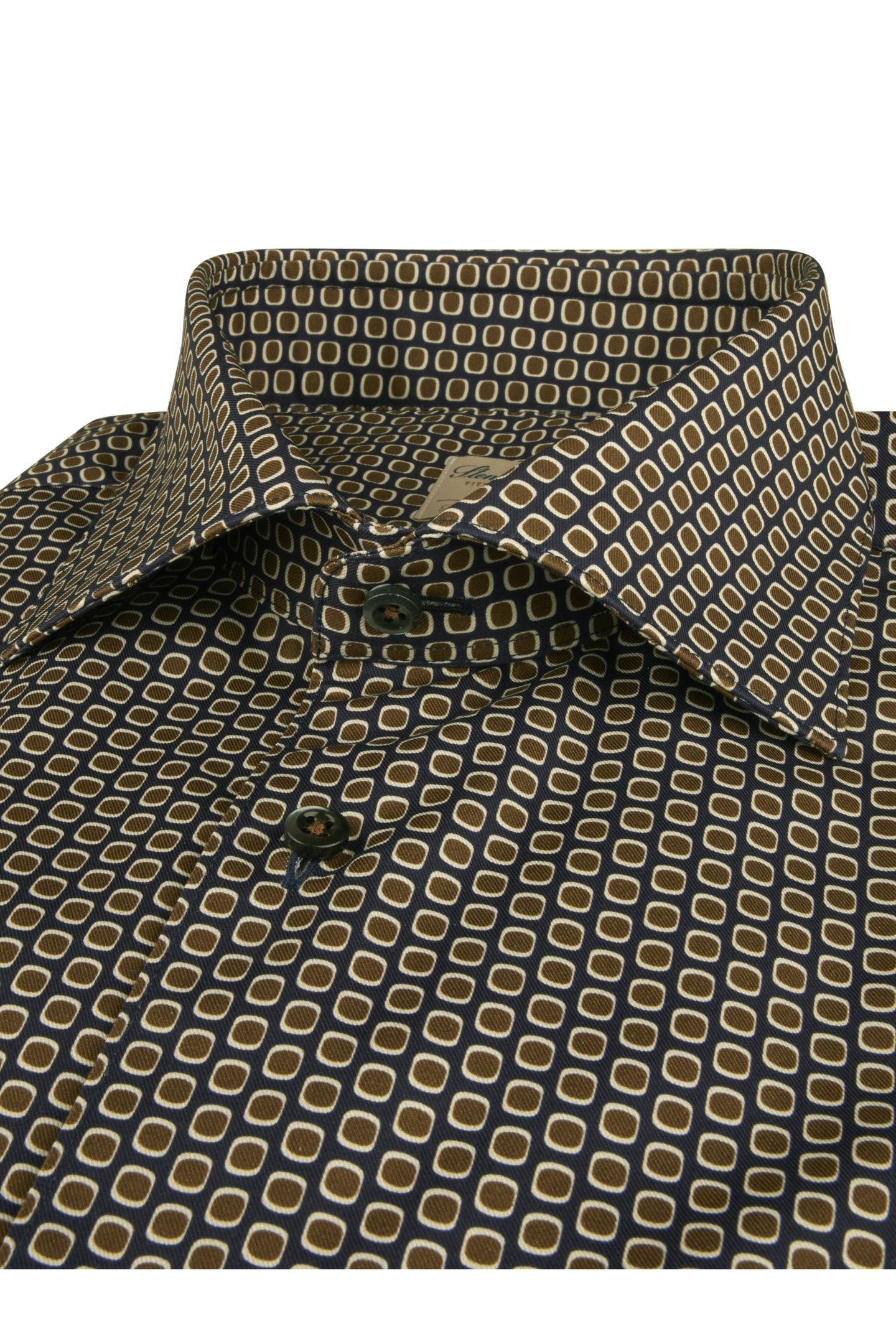FITTED BODY/90, RC CUFF NAVY PATTERN 2