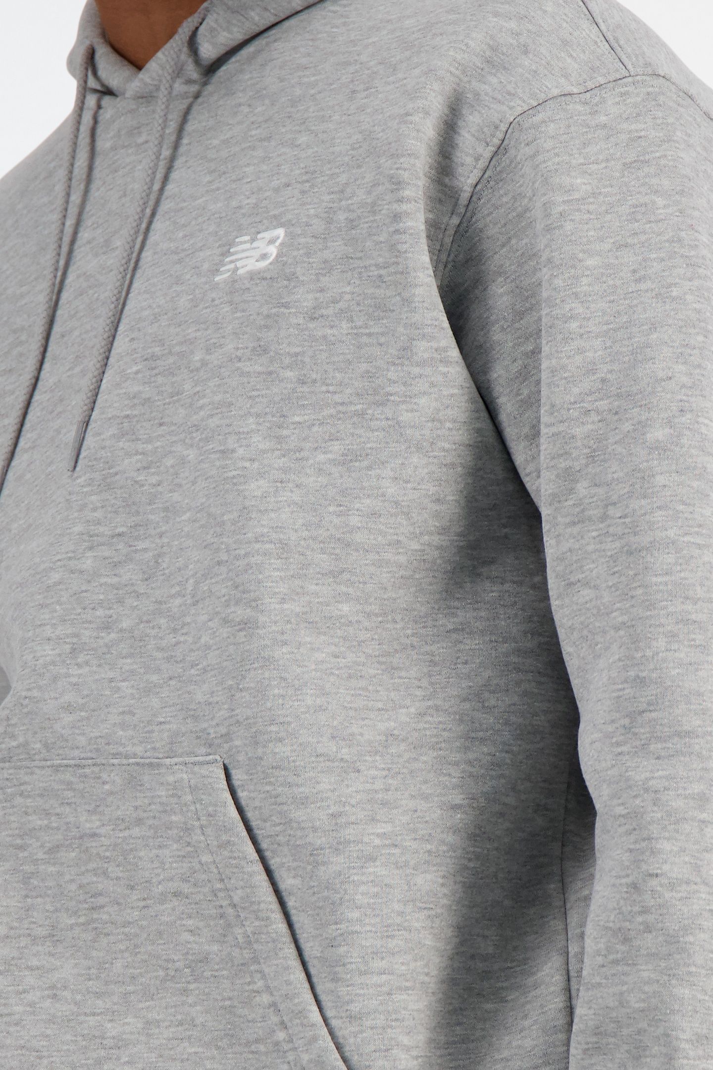 SPORT ESSENTIALS FLEECE HOODIE ATHLETIC GREY 3