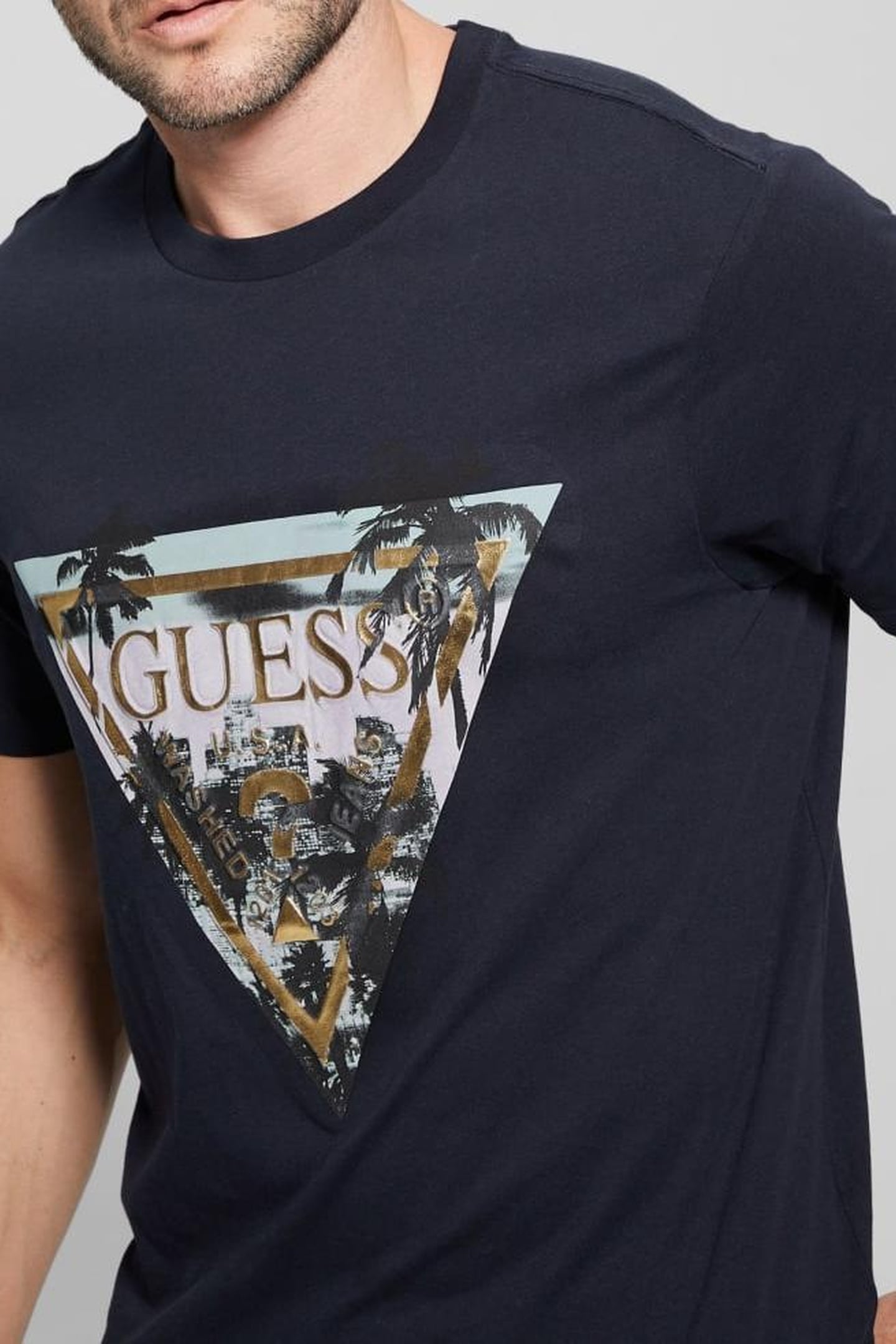 SS BSC GUESS EMBOSSE SMART BLUE 4