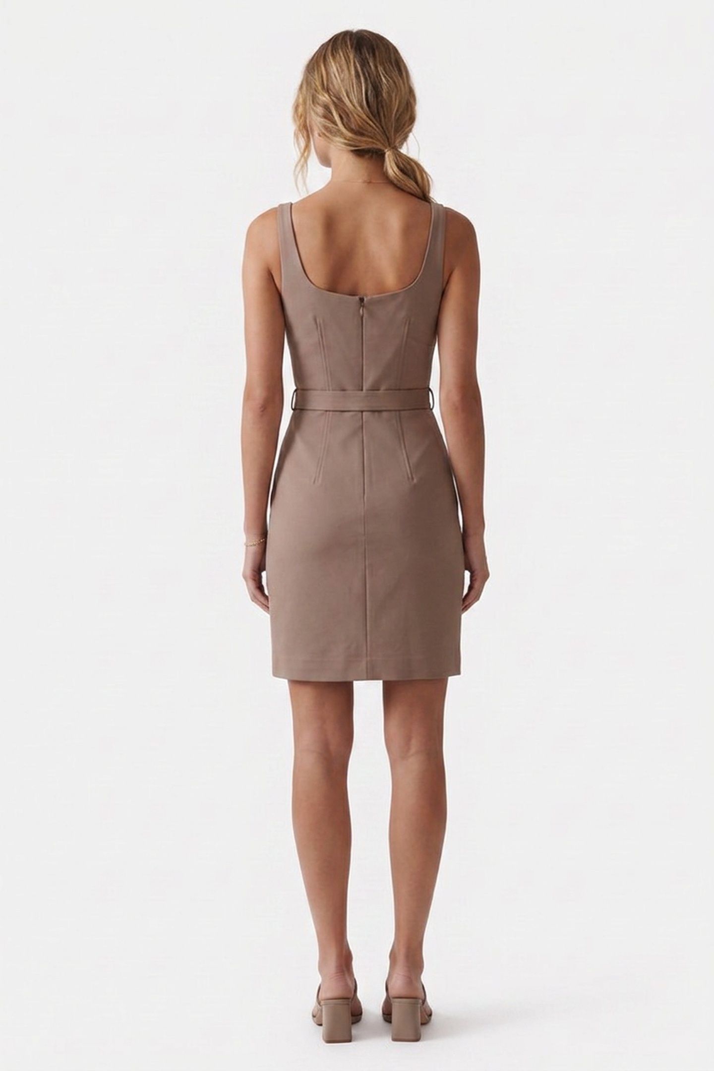 GWEN SLEEVELESS SHOR BUFF TAUPE 2