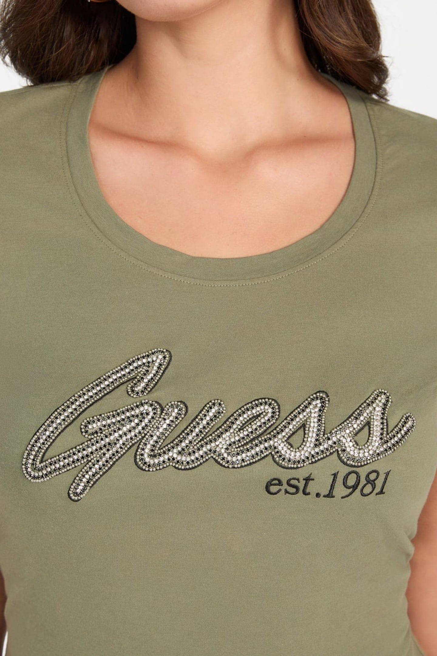 SS LOGO HOT FIX TEE LICHEN LEAF GREEN 10