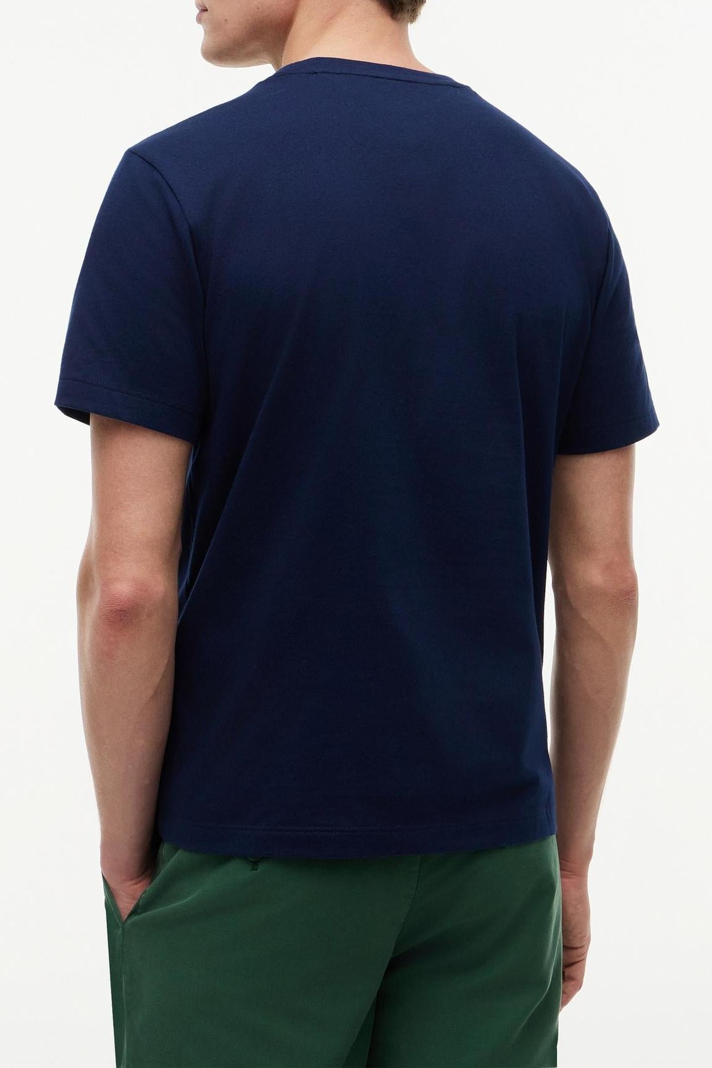 FLAG EMBROIDERY T-SHIRT CARBON NAVY 3