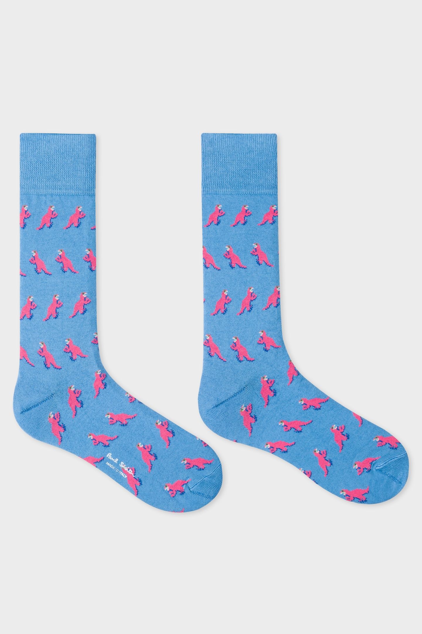 MEN SOCK DINO JACQURD TURQUOISE 8
