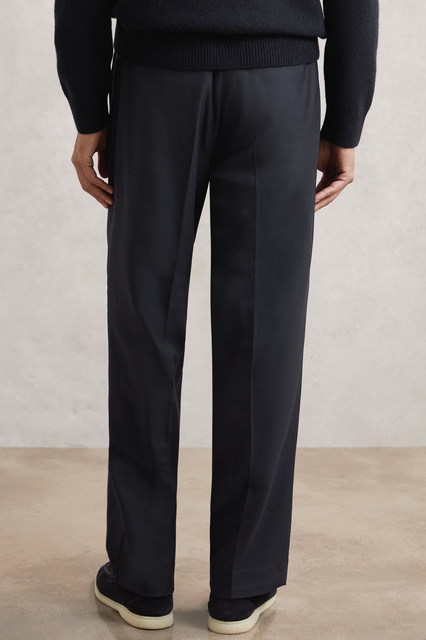 RELAXED TWILL TROUSER NAVY 3