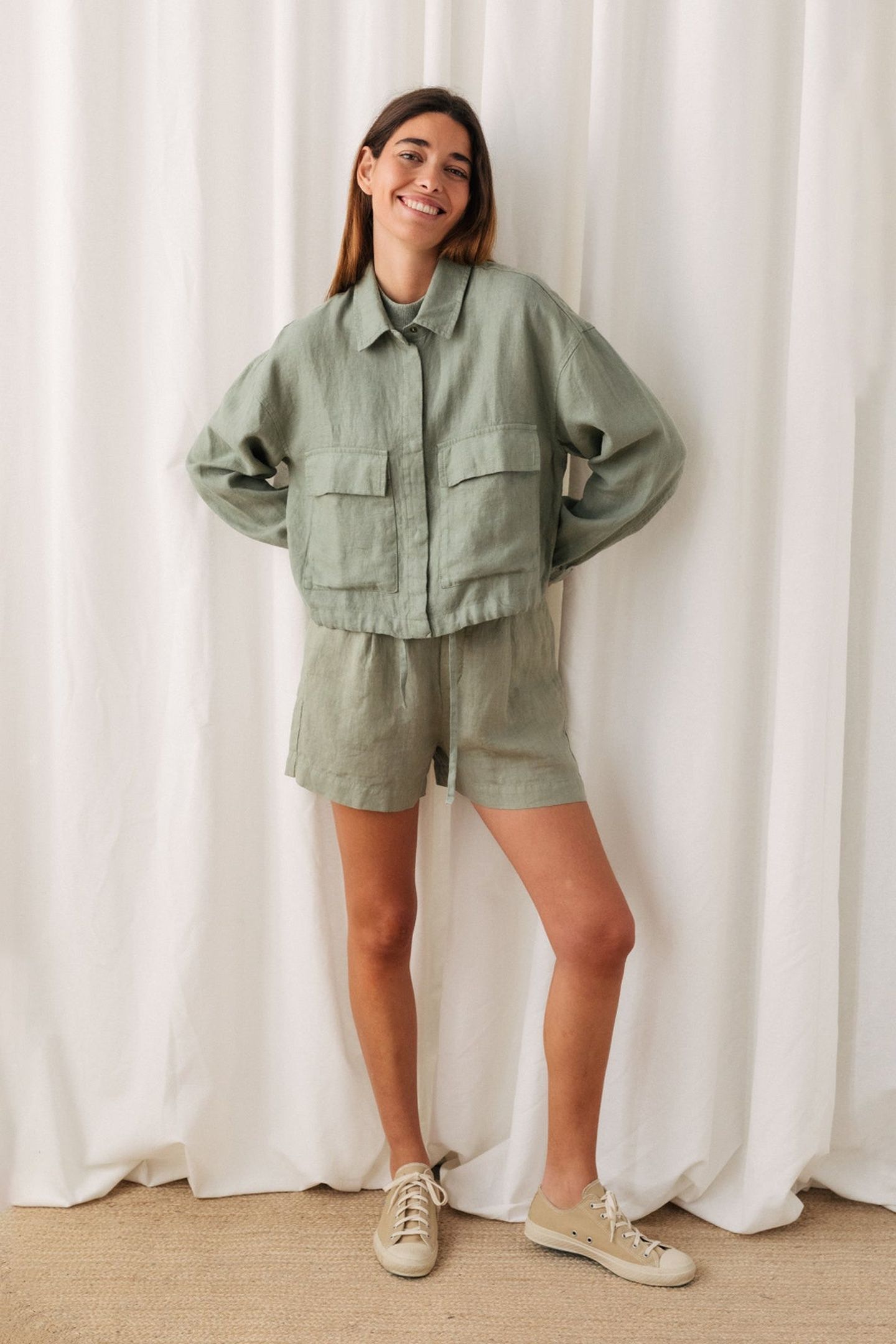 HIENGABAT JACKET DESERT SAGE GREEN 1