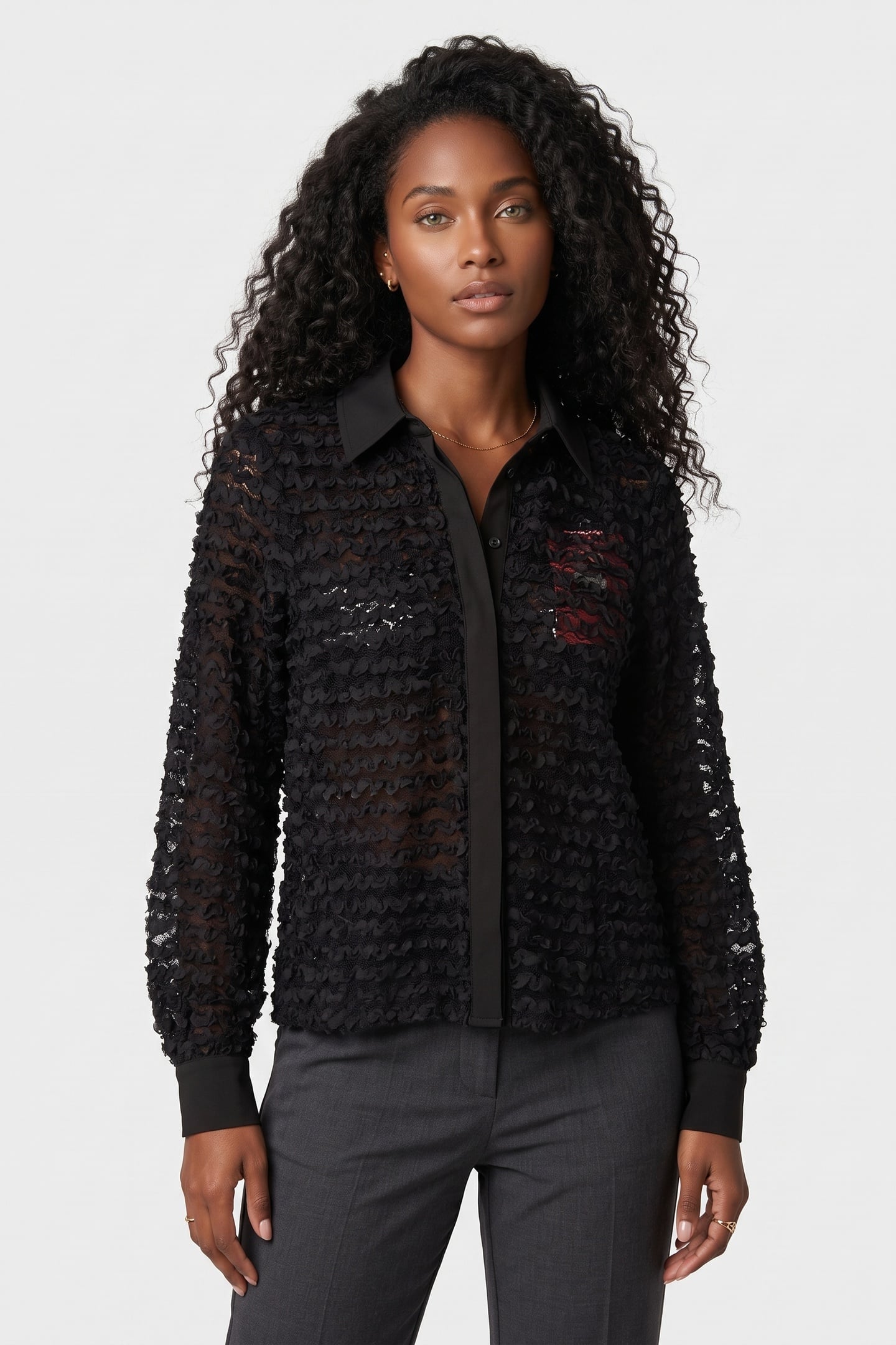 ELEONORA BLOUSE BLACK 1