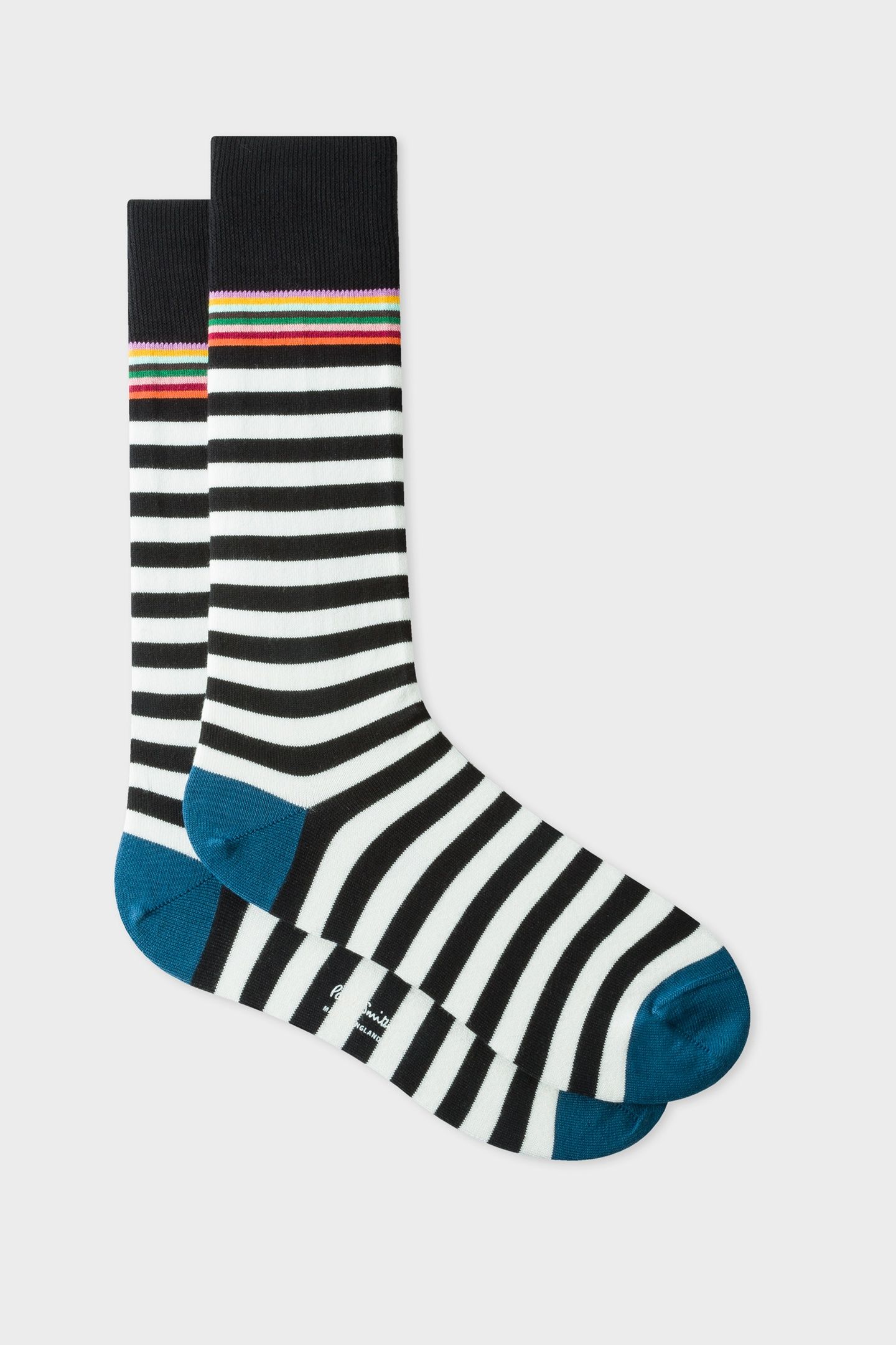 MEN SOCK TWO STRIPE OFF WHITE 4