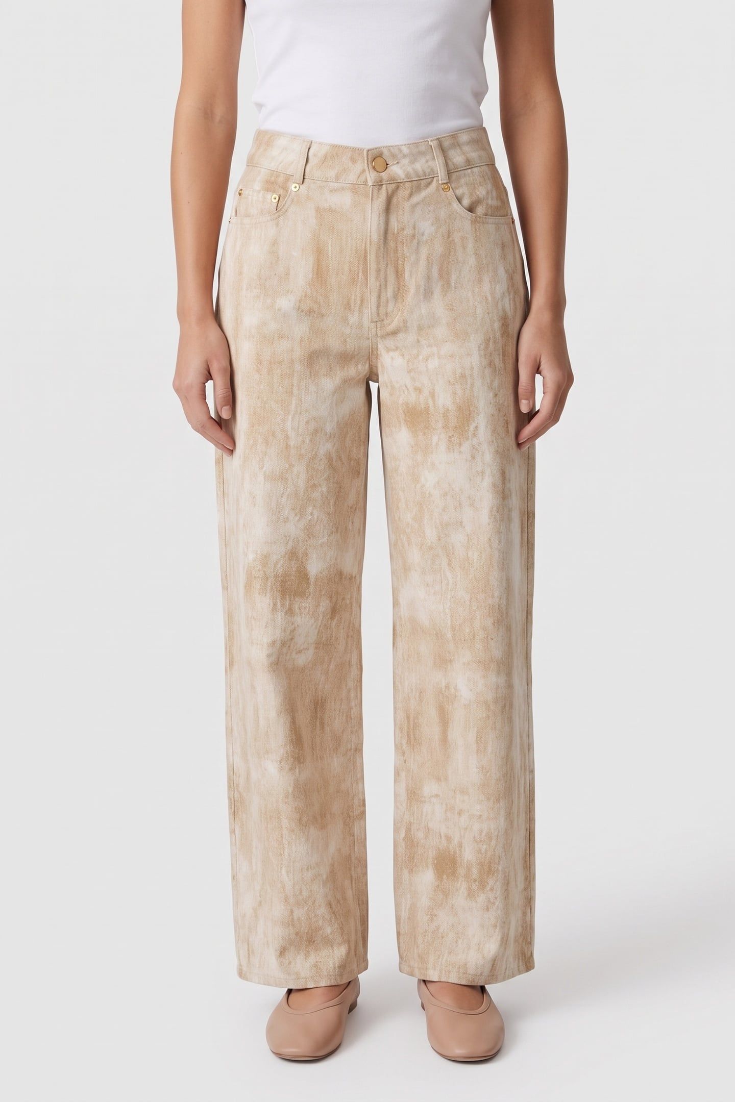 JUNOA PANTS BEIGE 1