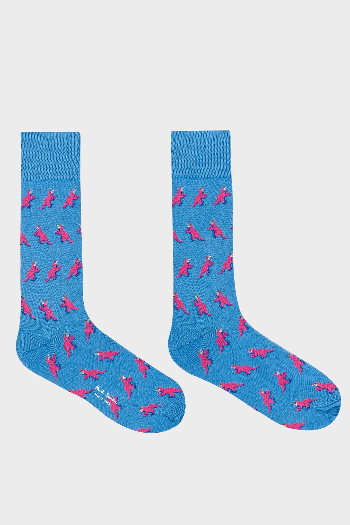 MEN SOCK DINO JACQURD TURQUOISE 5