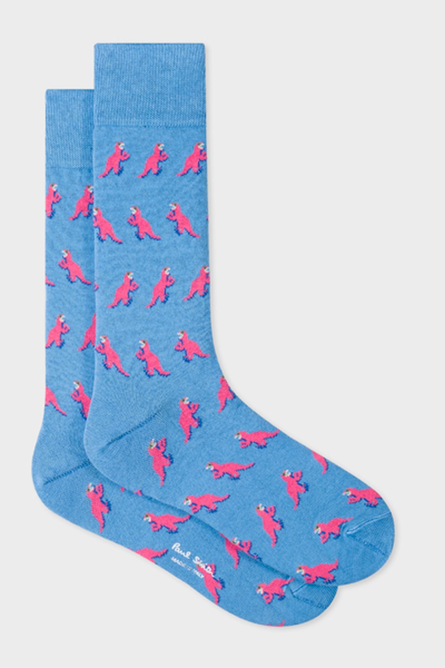 MEN SOCK DINO JACQURD TURQUOISE 7