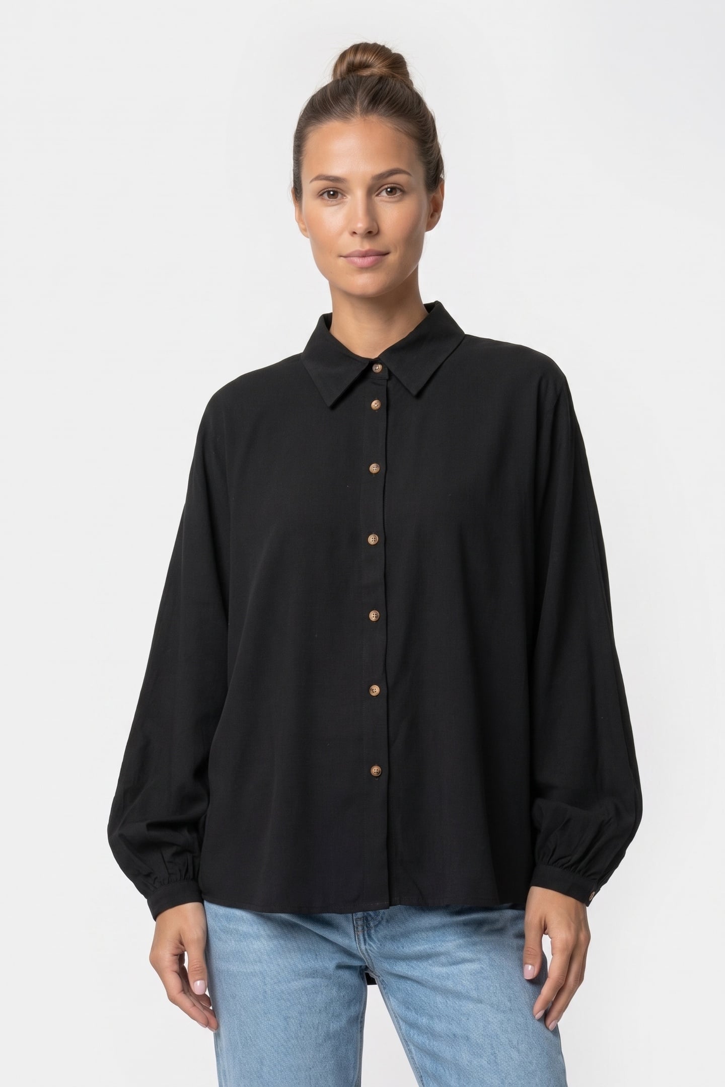LOUISE BLOUSE BLACK 1