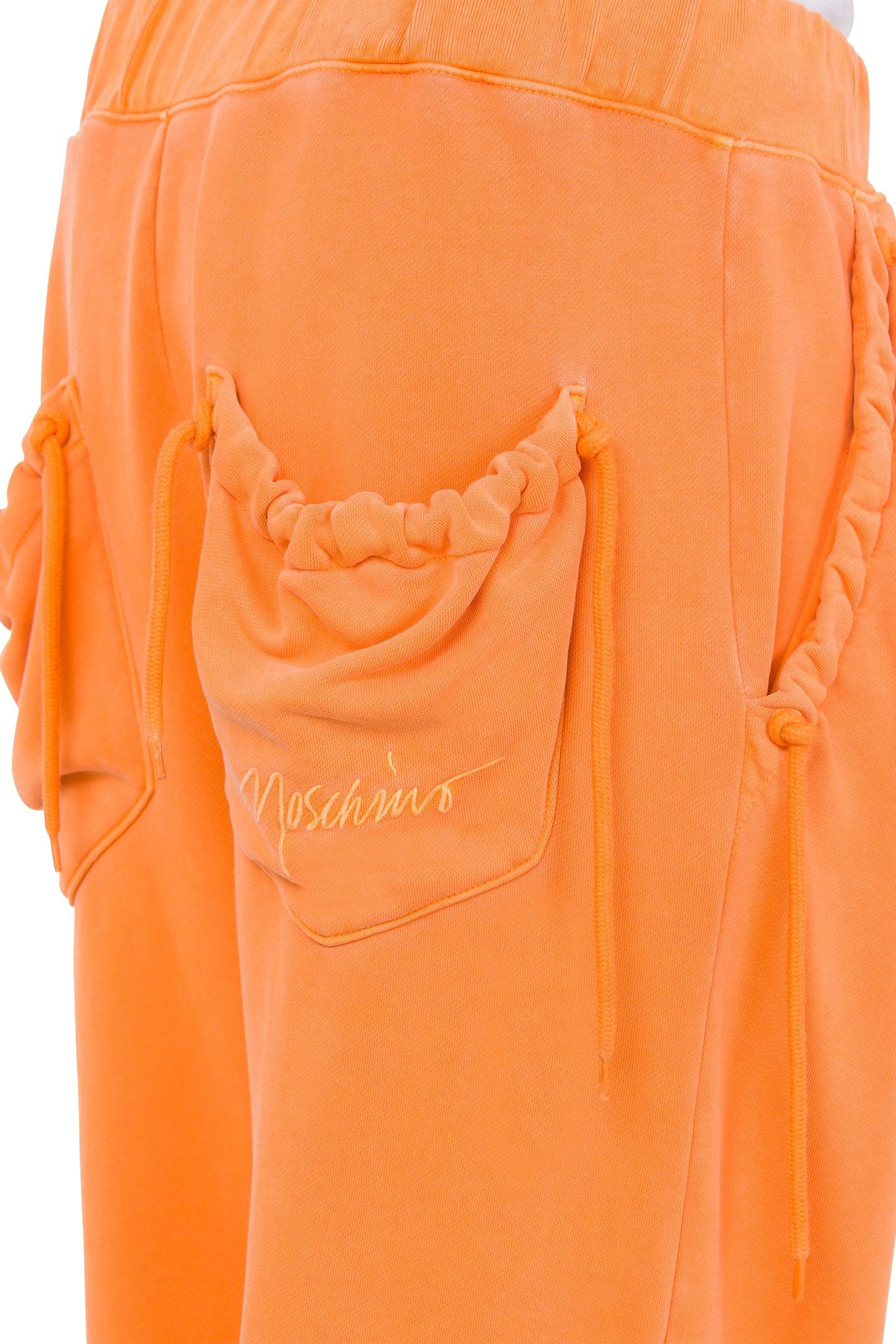 FADED FLEECE JOGGING SIGNATURE LOGO ORANGE 4