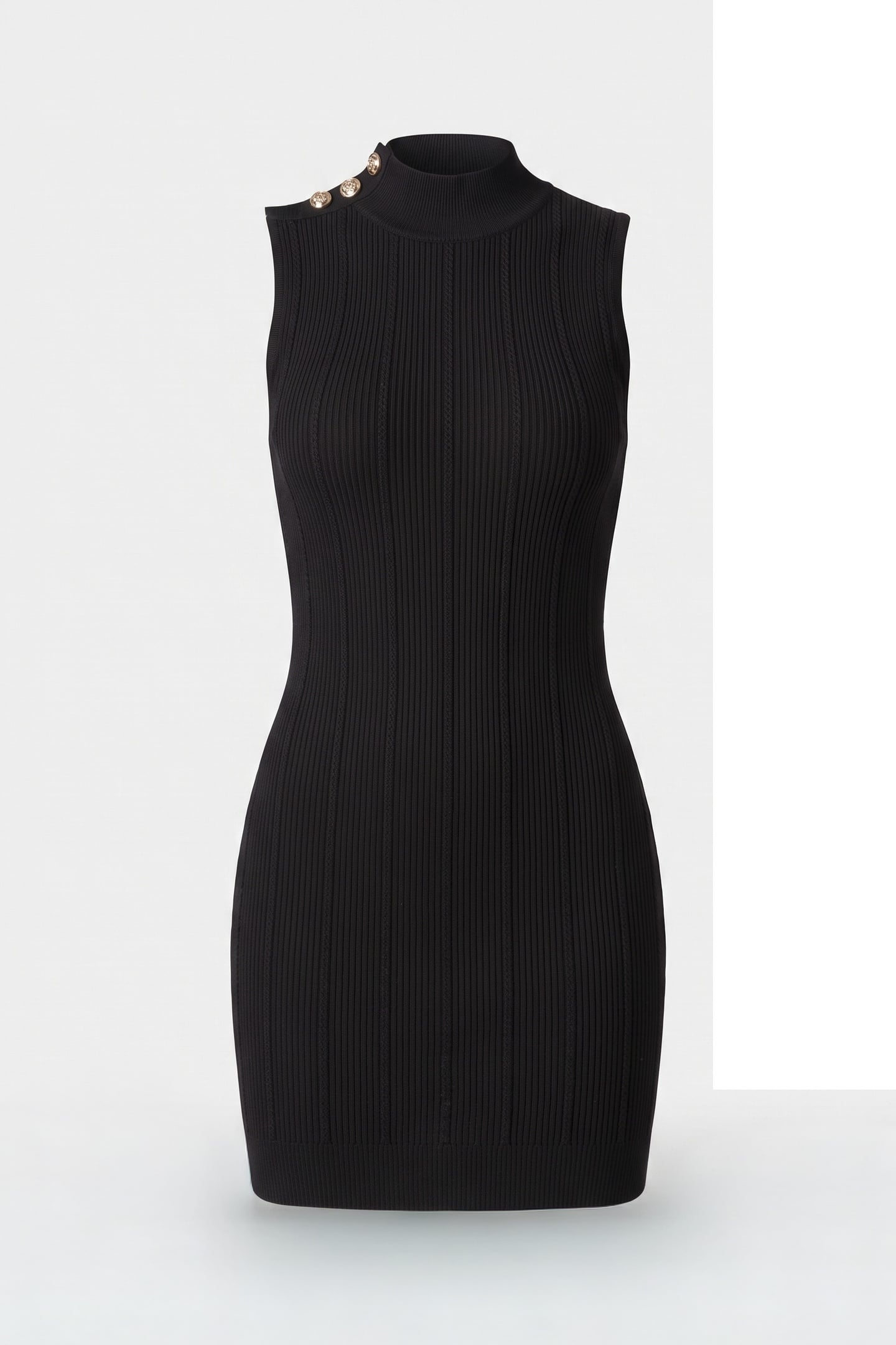 GRACE MOCK NECK SL D JET BLACK A996 3