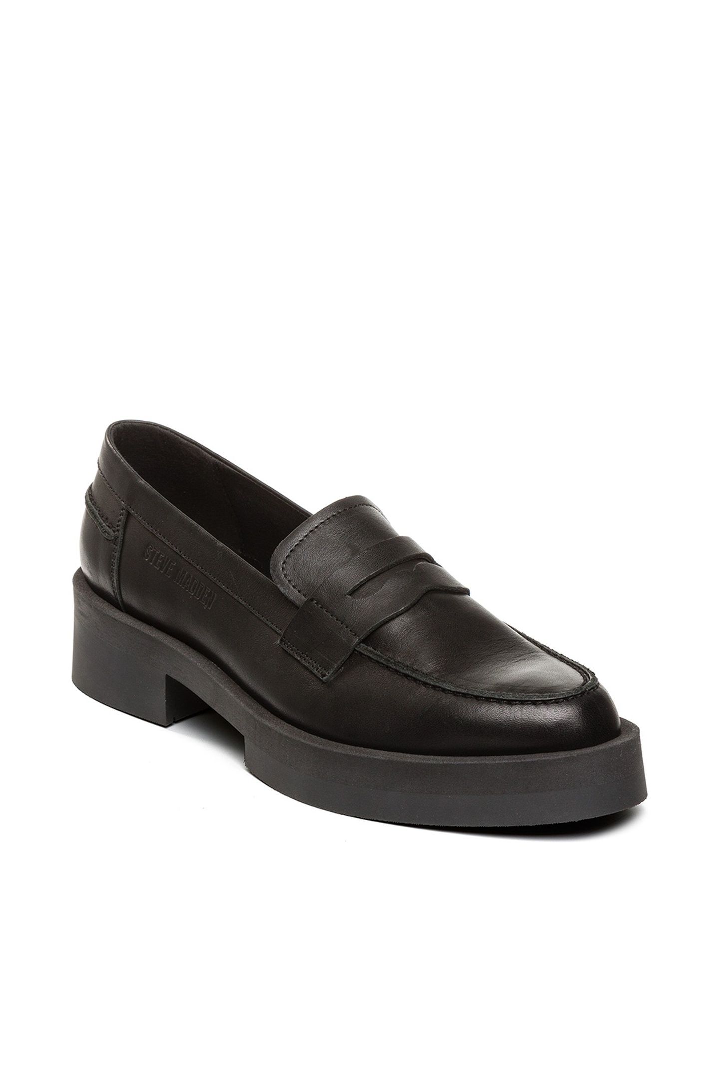 MARINA FLAT SHOES BLACK LEATHER 2