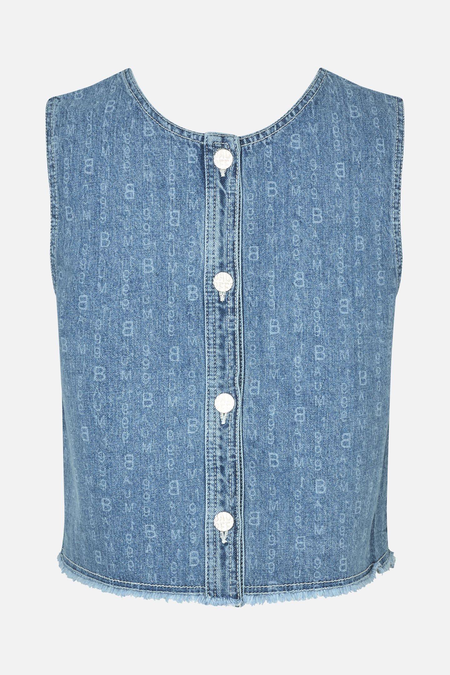 MADINE BLOUSE 99 DENIM BLUE 4