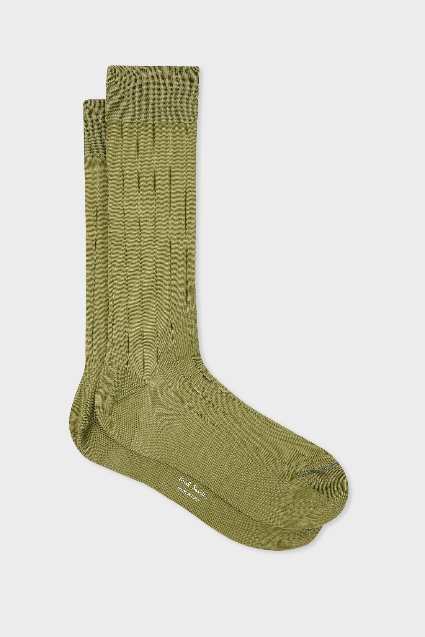 MEN SOCK RIB MERC SEASNL EMERALD GREEN 1