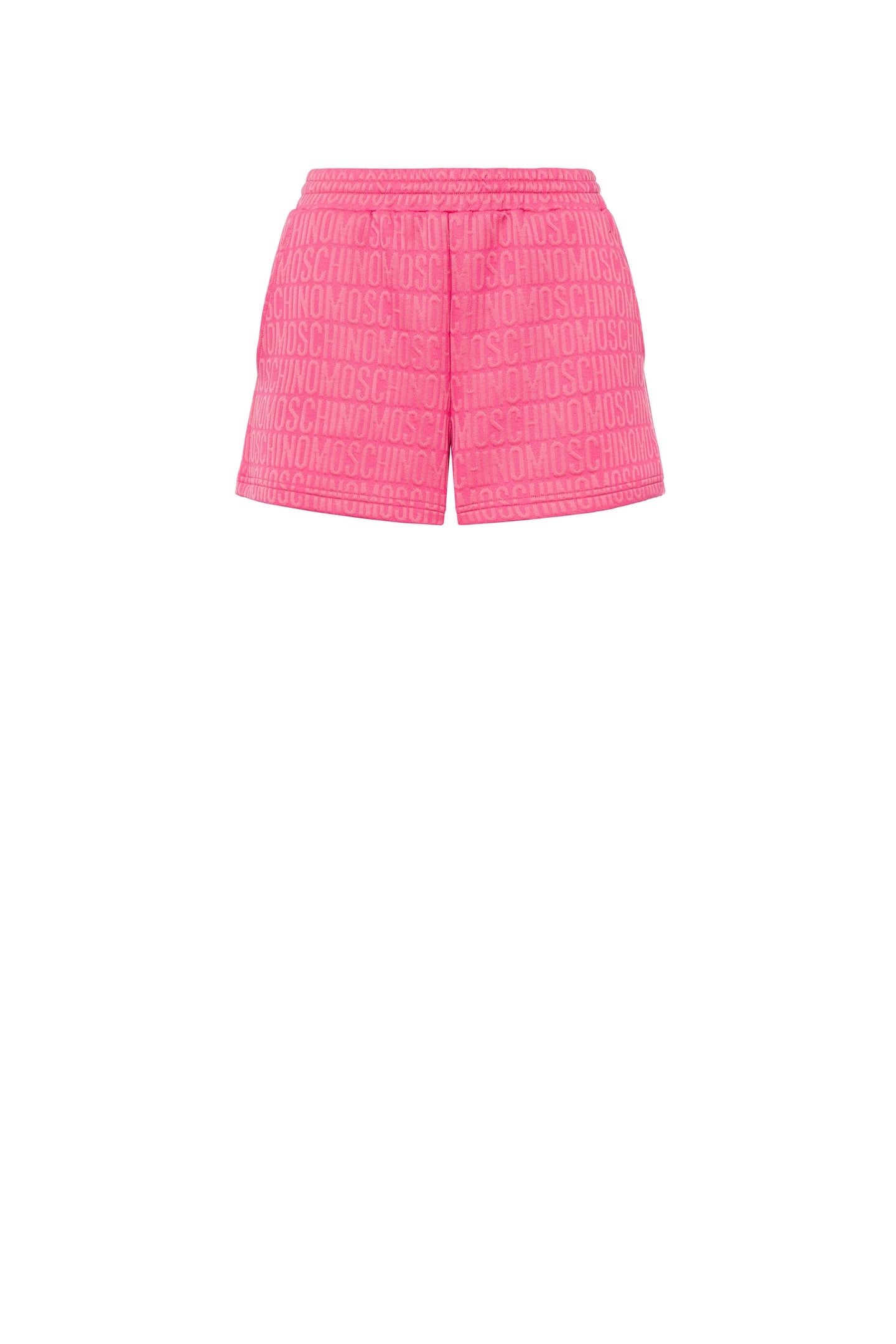 ALLOVER LOGO FLEECE SHORTS PINK 3