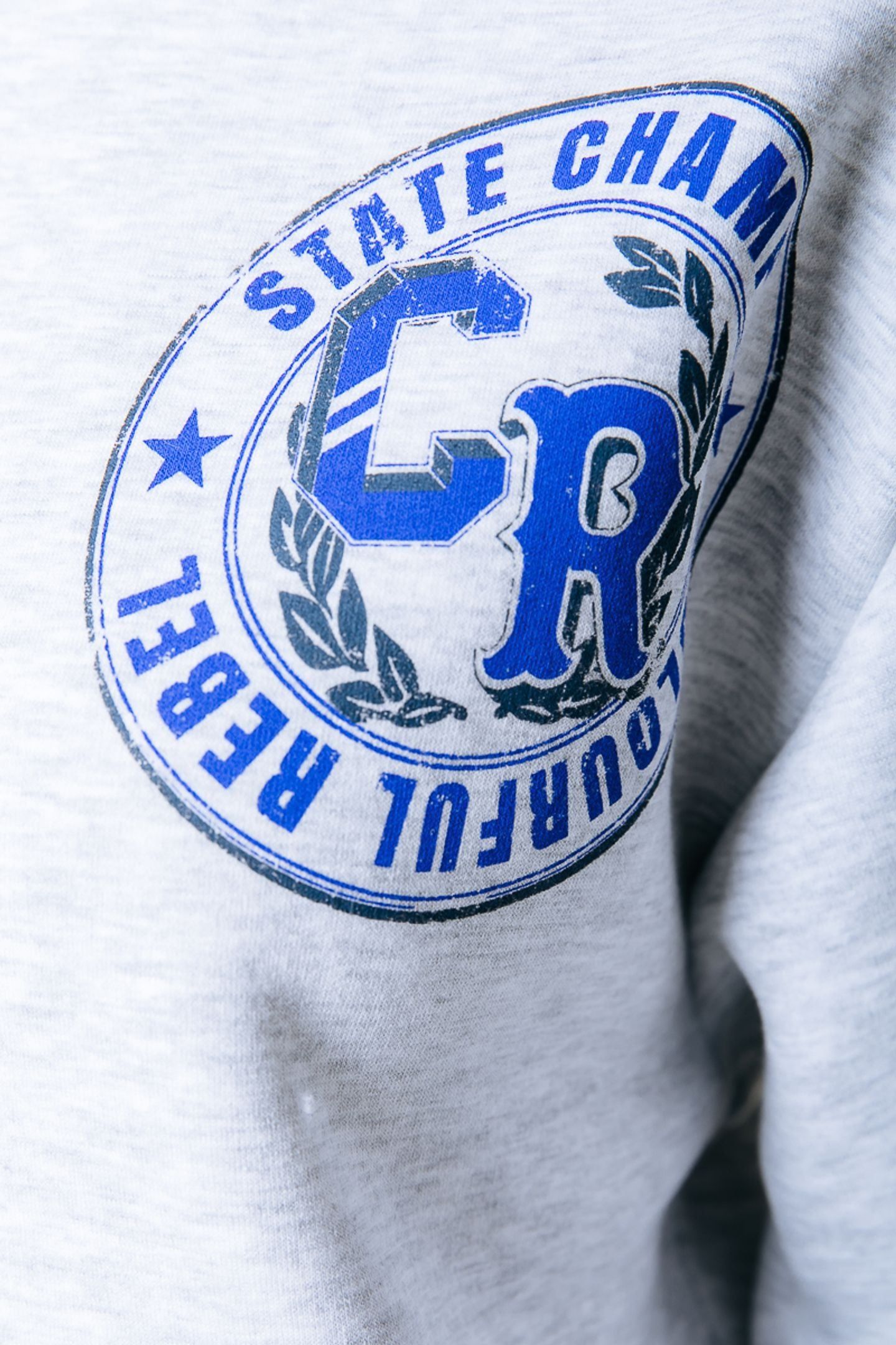 STATE CHAMP 23 DROPPED SHOULDER SWEAT LIGHT GREY MELANGE 4