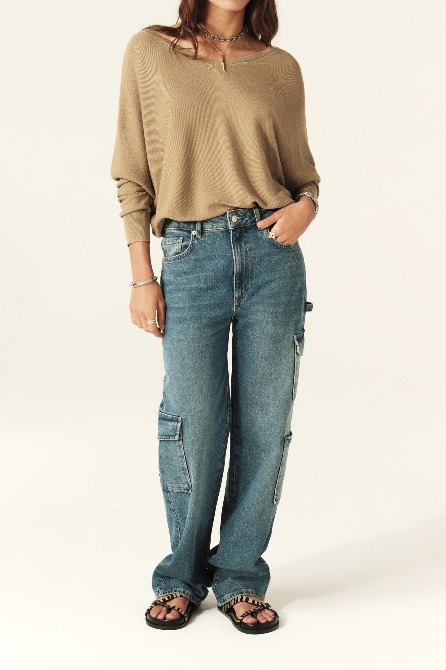 LONG SLEEVES KNIT CAMEL 3