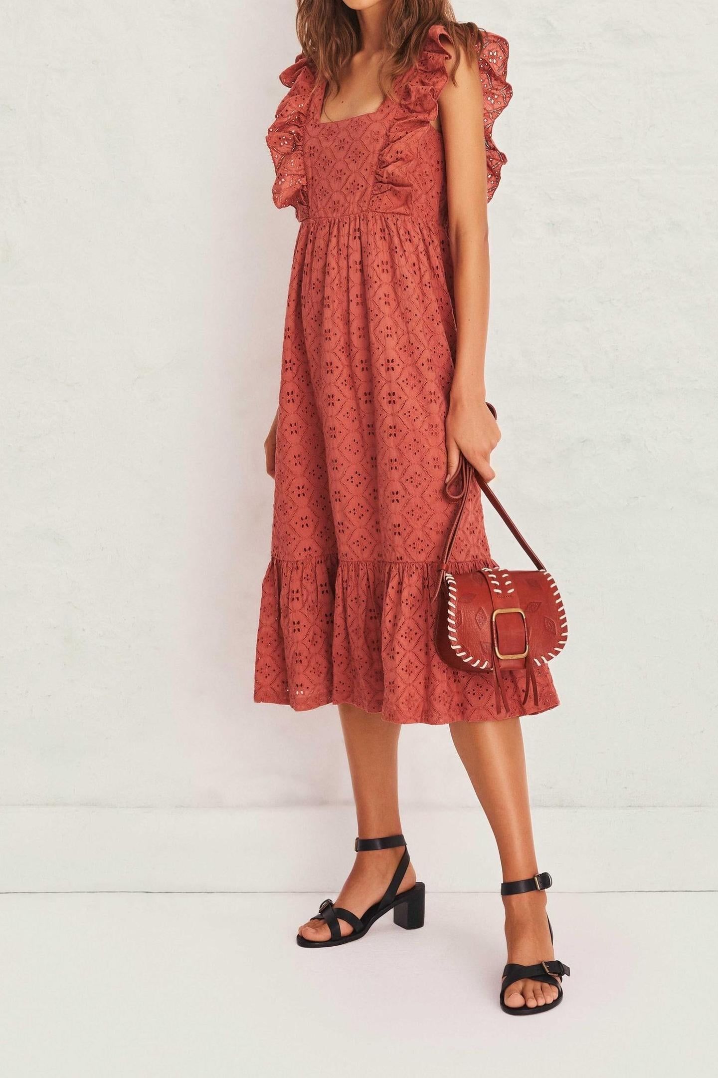 MID-LENGTH DRESS PECHE 1