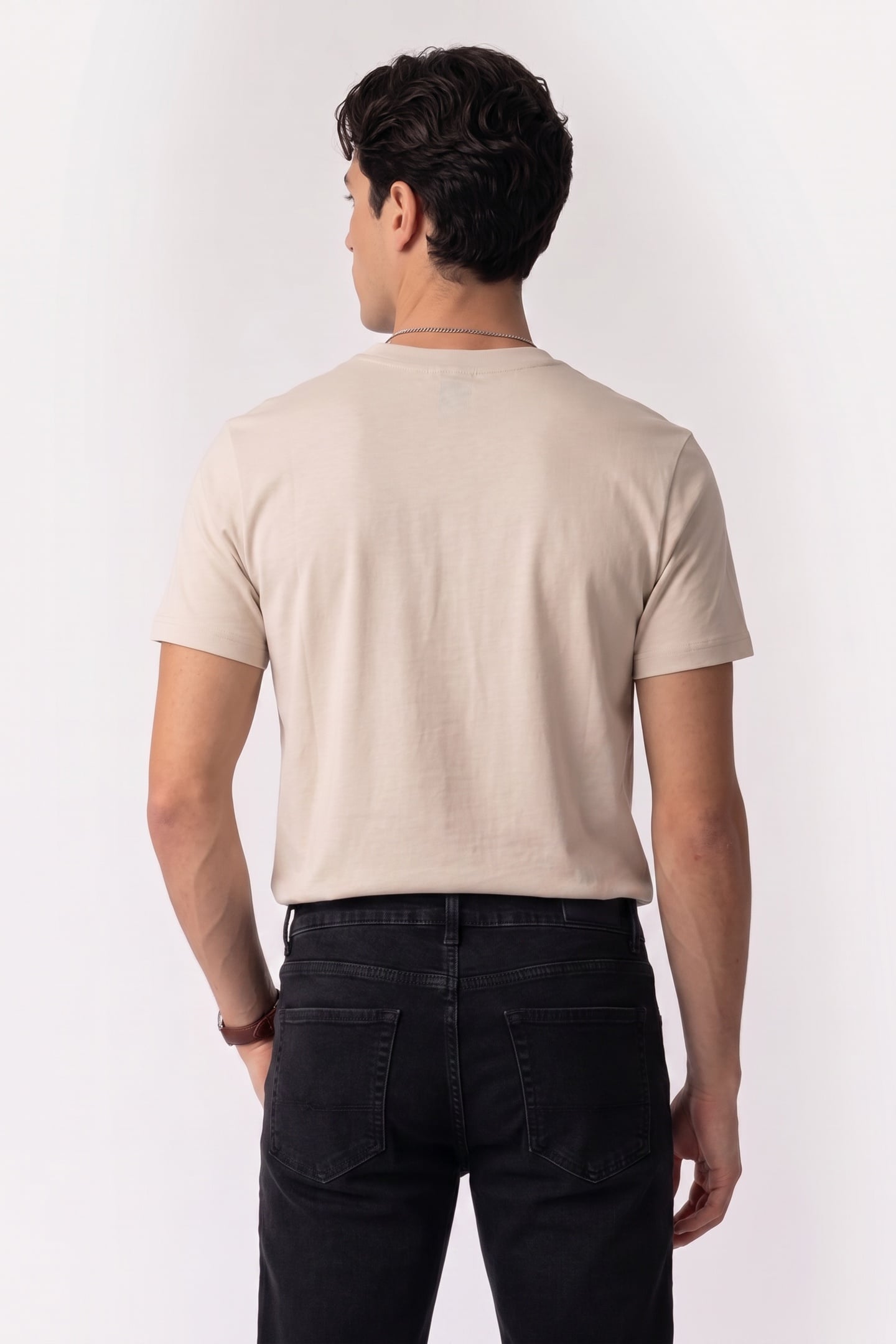 LOGO SLIM T-SHIRT WHITEBAIT 2
