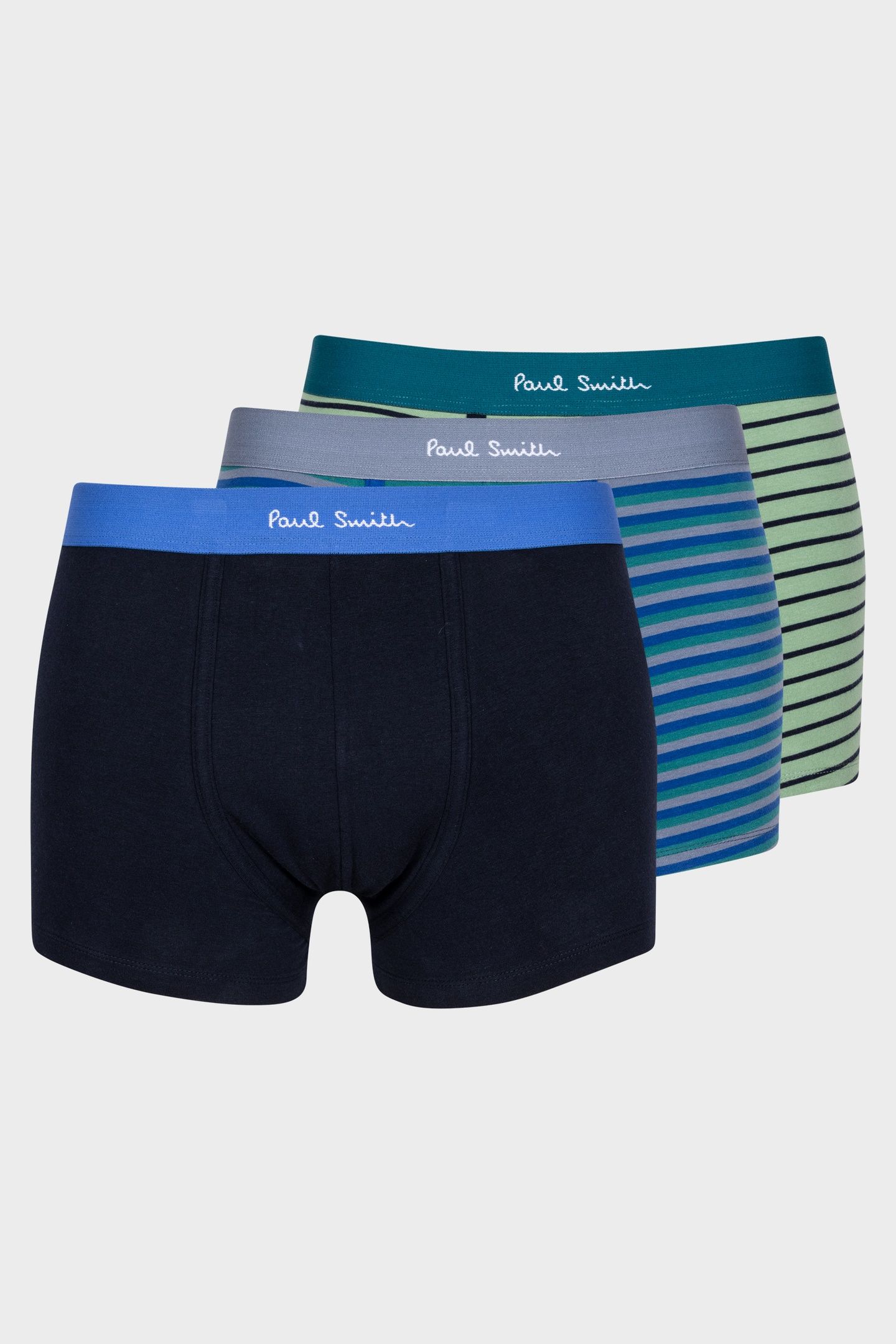 MEN TRUNK 3 PK NVY STRP MIXED PLATE 1 7