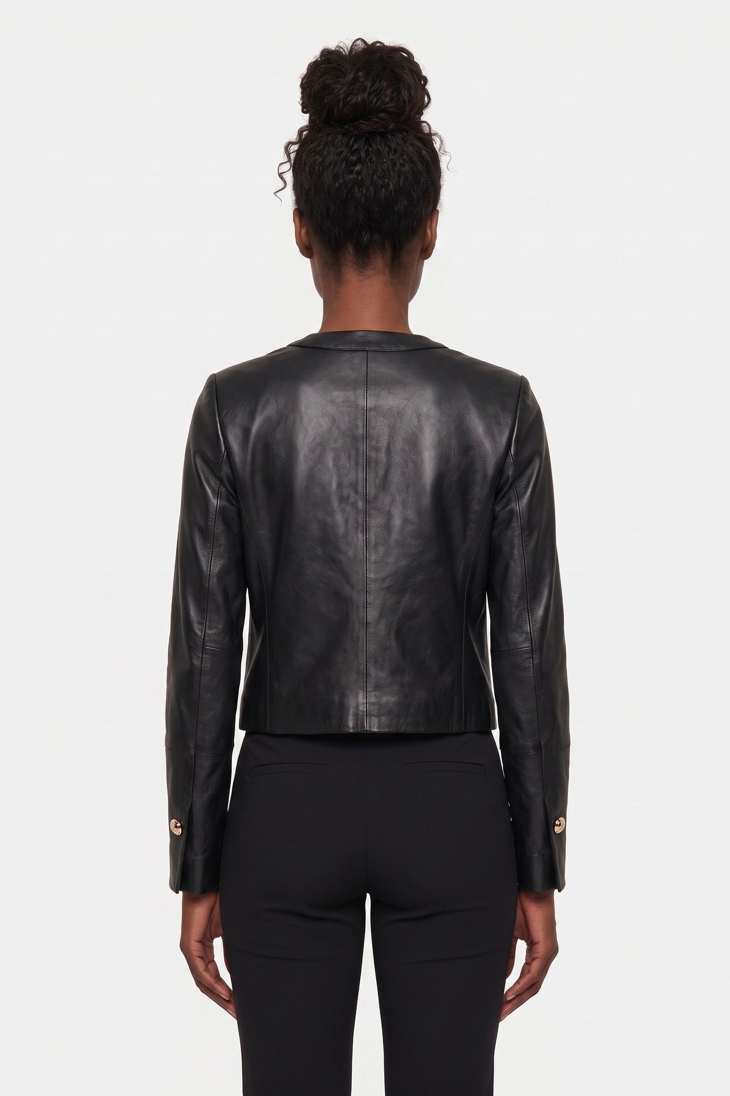 ST ORLA LEATHER JACKET BLACK 2