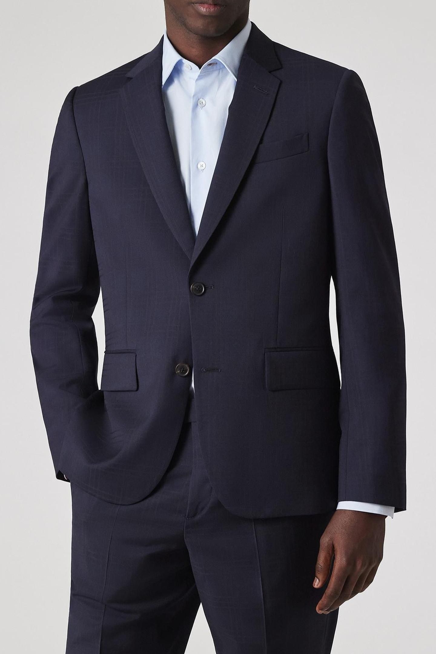 MENS TAILORED FIT 2BTN SUIT VERY DARK NAVY 1