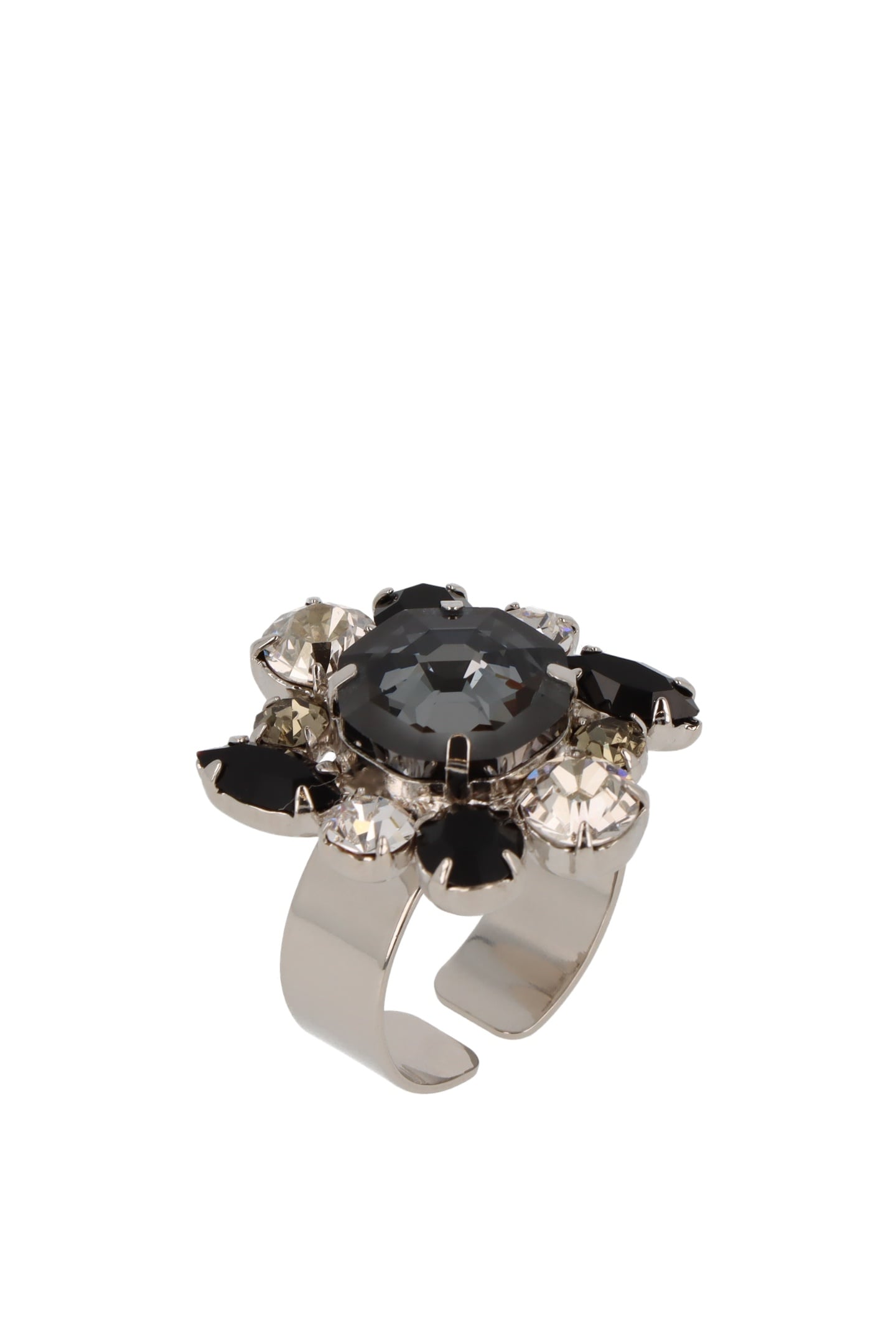 LALIQUE RING GREY BLACK, GREY 2