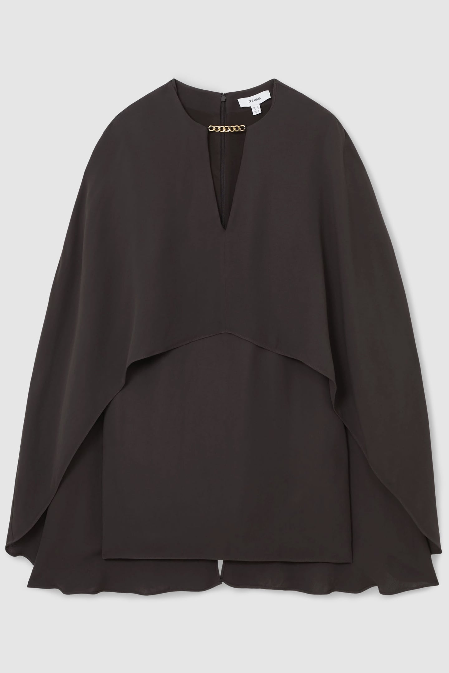 CAPE DETAIL MINI DRESS GRAPE 4