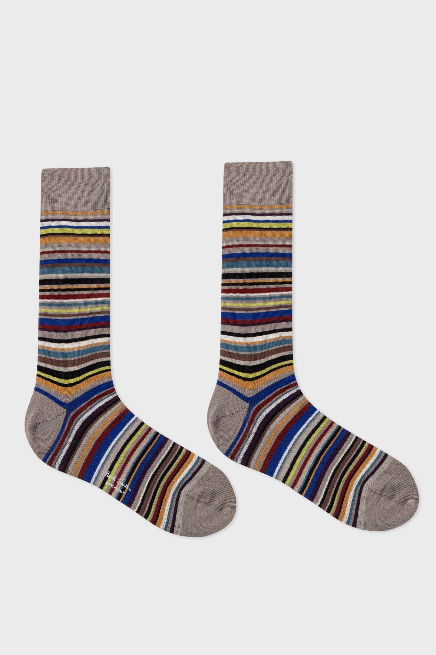 MEN SOCK FARLEY STRIPE SLATE 5