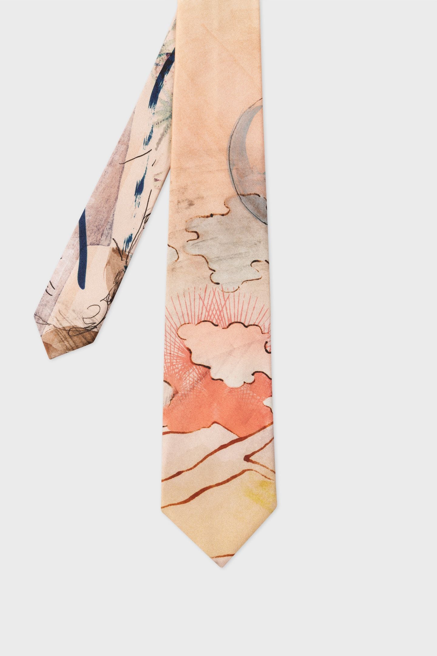 MEN TIE NARCISSUS ORANGE 3