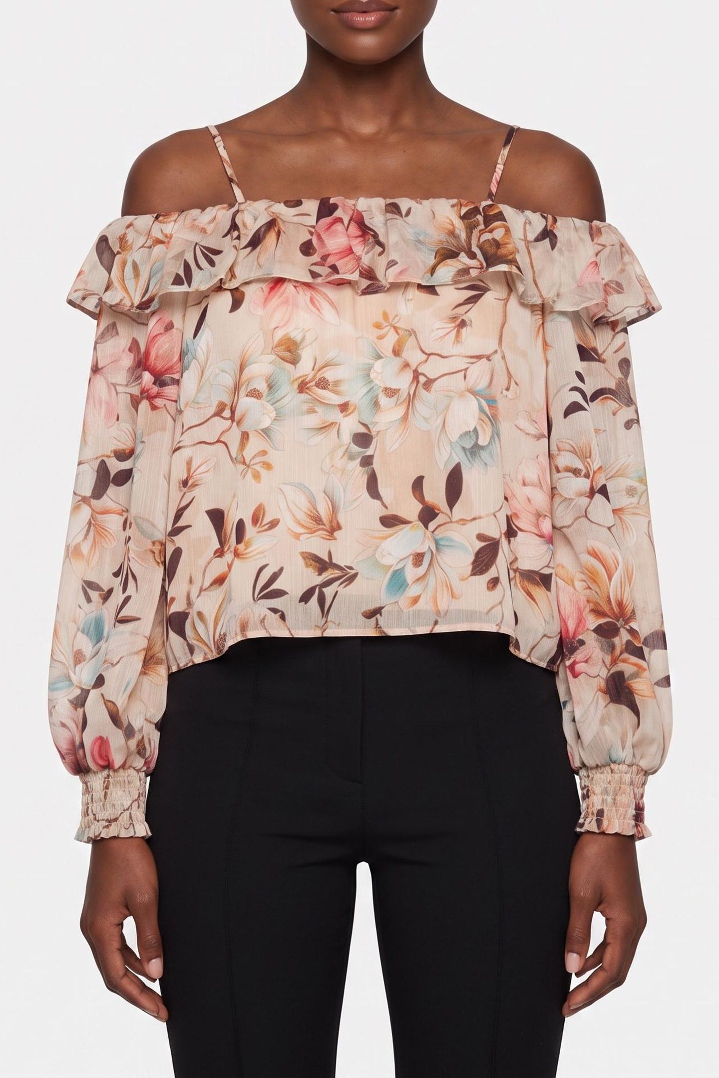 NEW OFF SHOULDER LUC NATURAL MAGNOLIA PRI 1