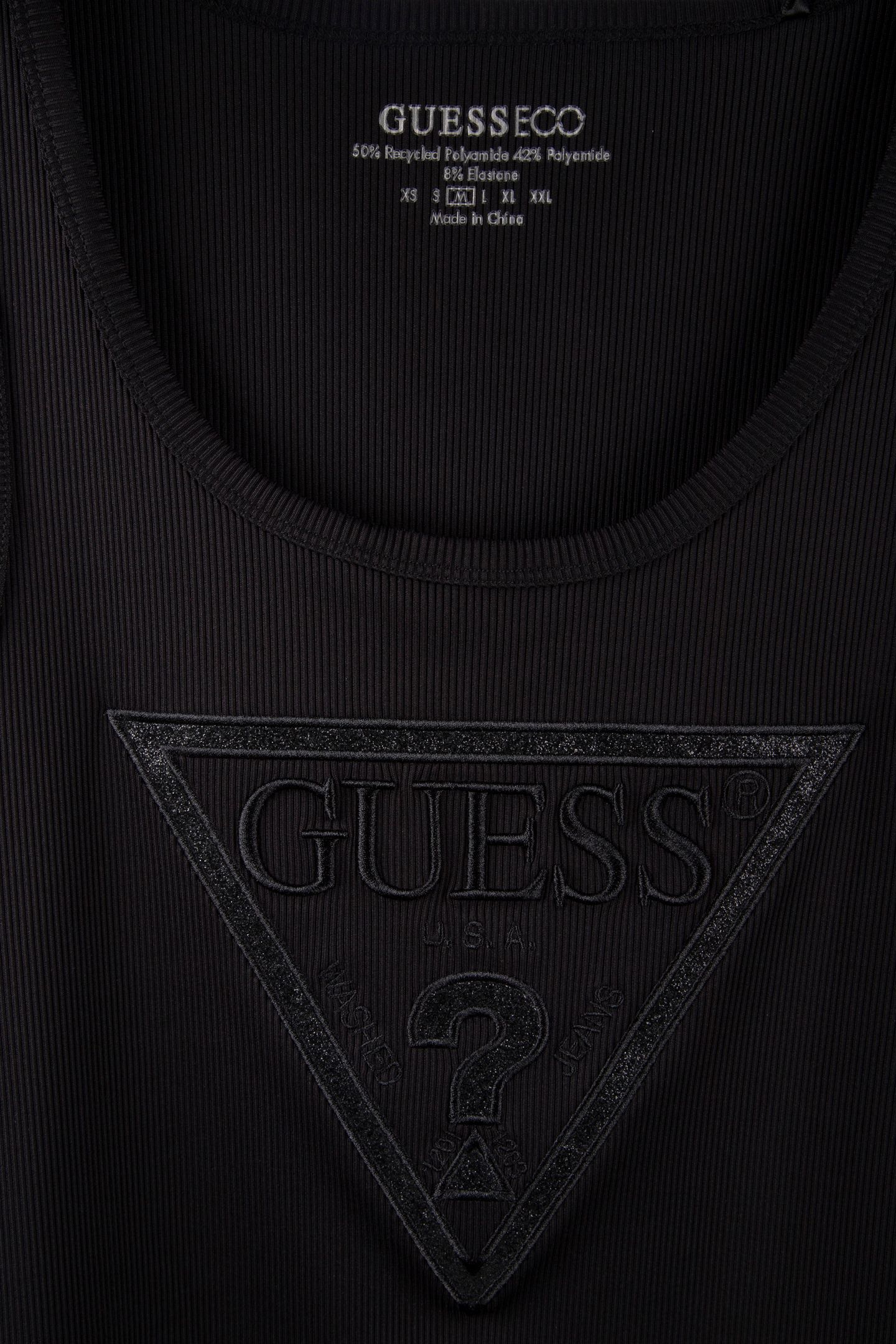 VIVIANA LOGO TANK TO JET BLACK A996 4