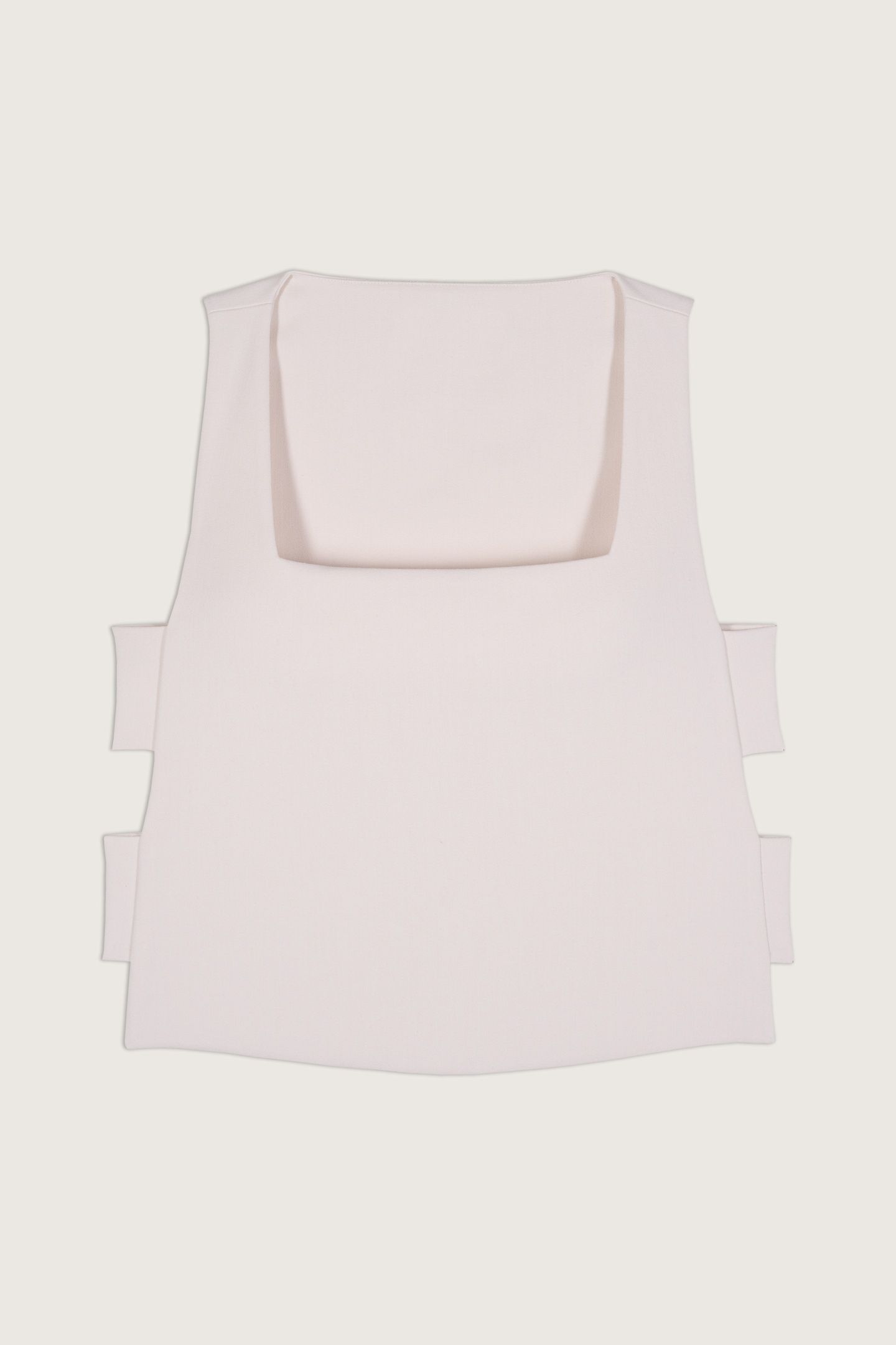 SLEEVELESS TOP ECRU 3